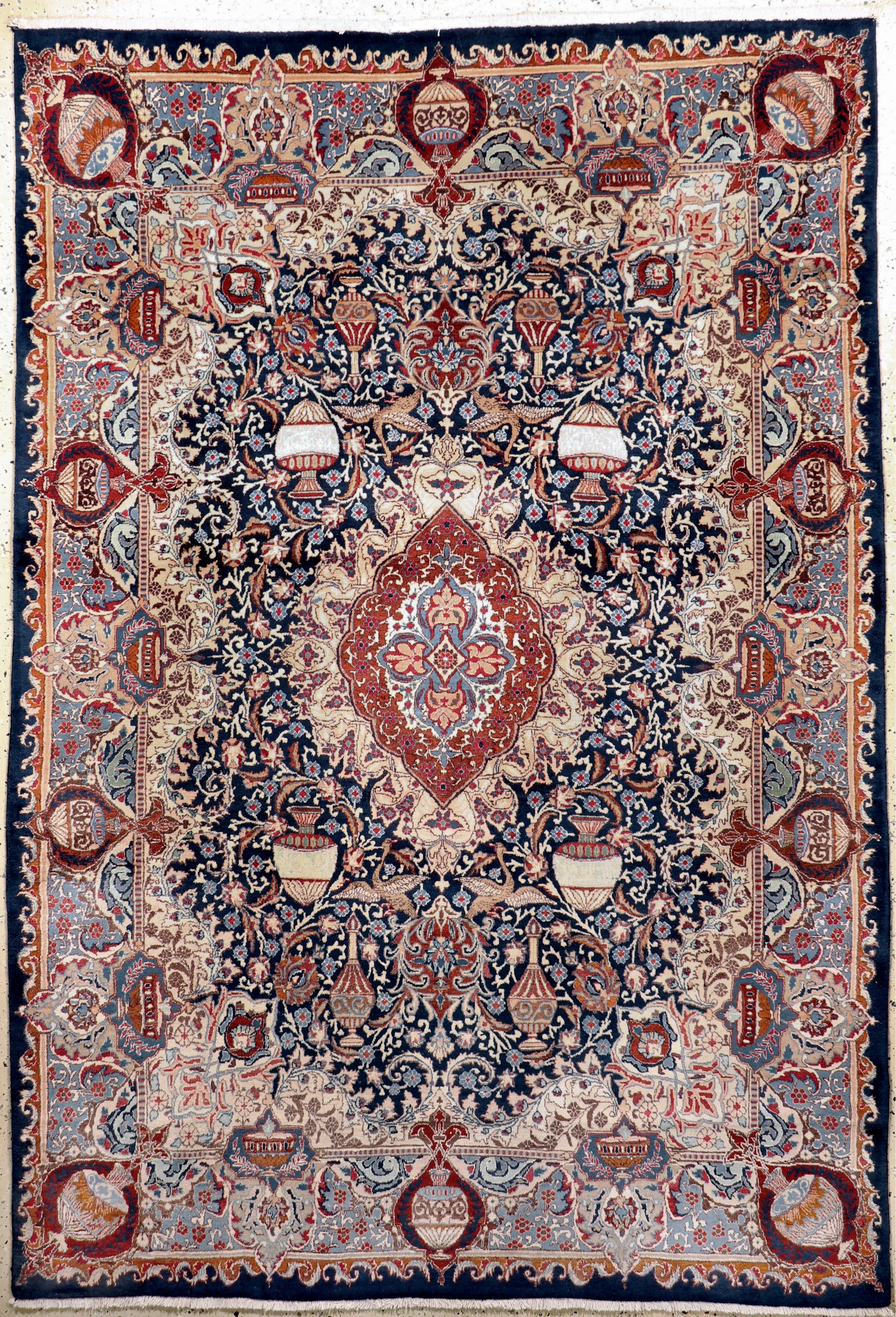 Kaschmar, Persien, Mitte 20.Jhd, Wolle auf Baumwolle, ca. 280 x 195 cm, EHZ: 2