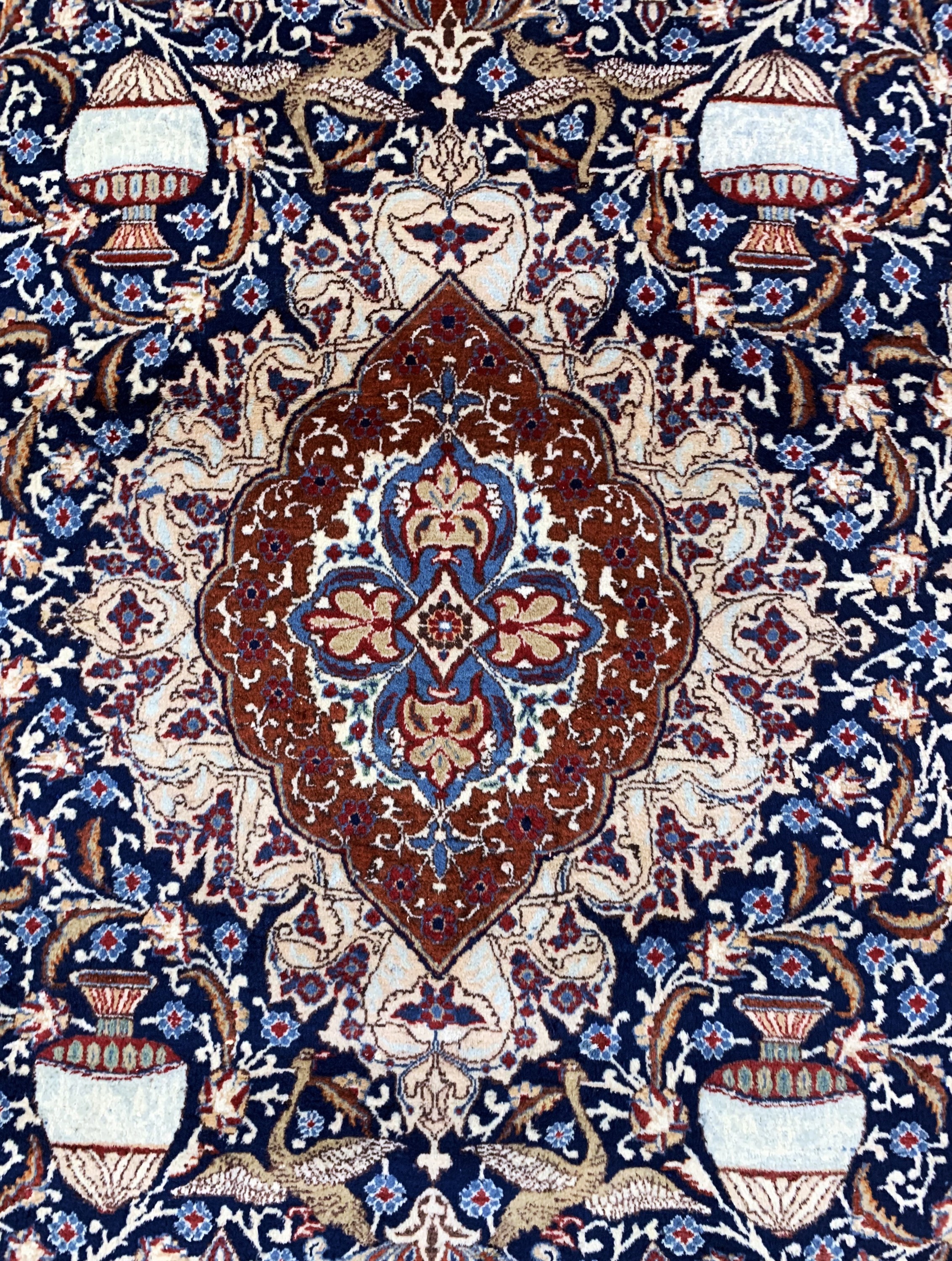 Detail c: Kaschmar, Persien, Mitte 20.Jhd, Wolle auf Baumwolle, ca. 280 x 195 cm, EHZ: 2