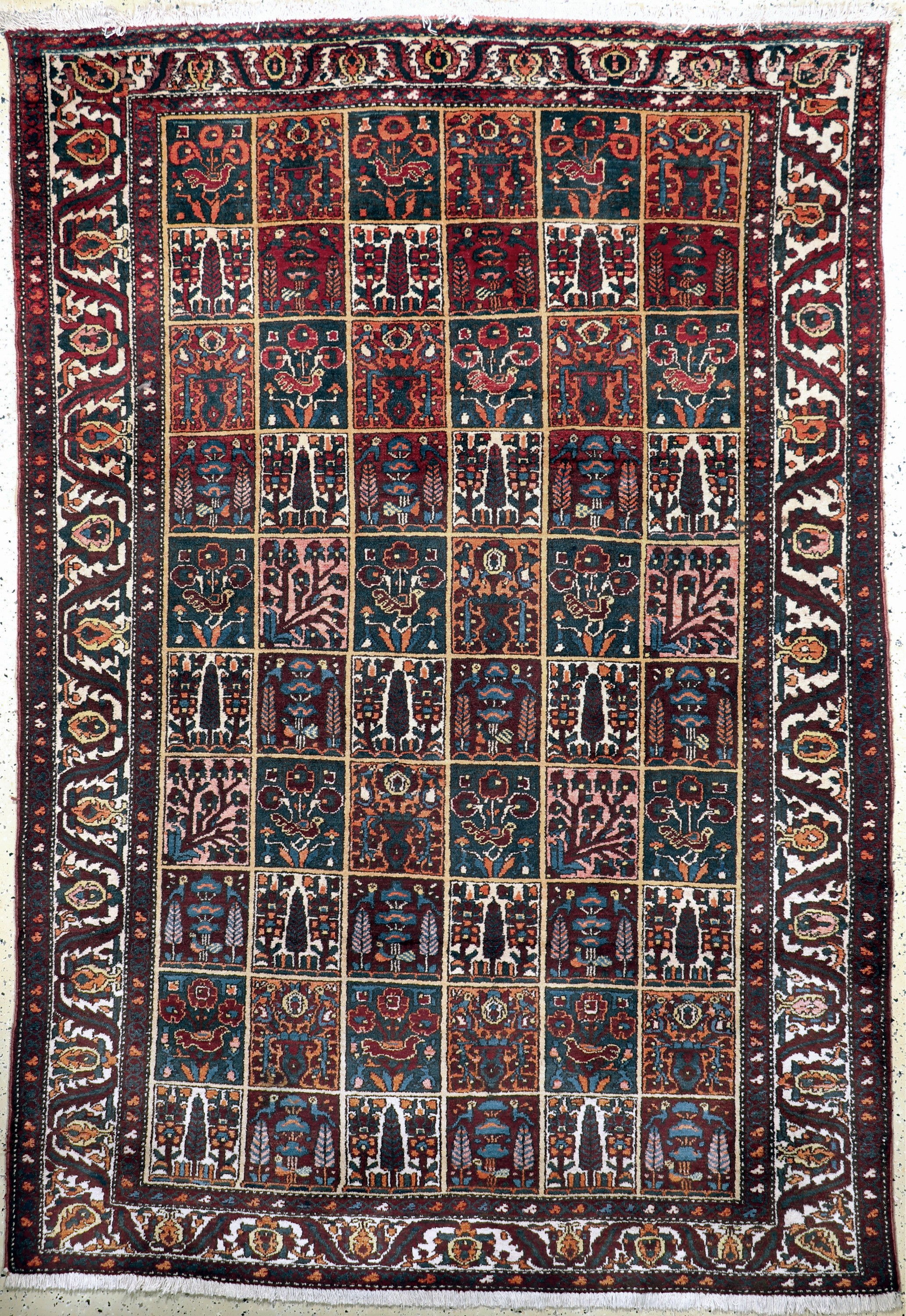 Bachtiar, Persien, Mitte 20.Jhd, Wolle auf Baumwolle, ca. 300 x 207 cm, EHZ: 2