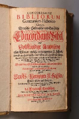 26957423a - Friedrich Lankisch (erwähnt 1617-1630): Deutsche, Hebräische und Griechische ...