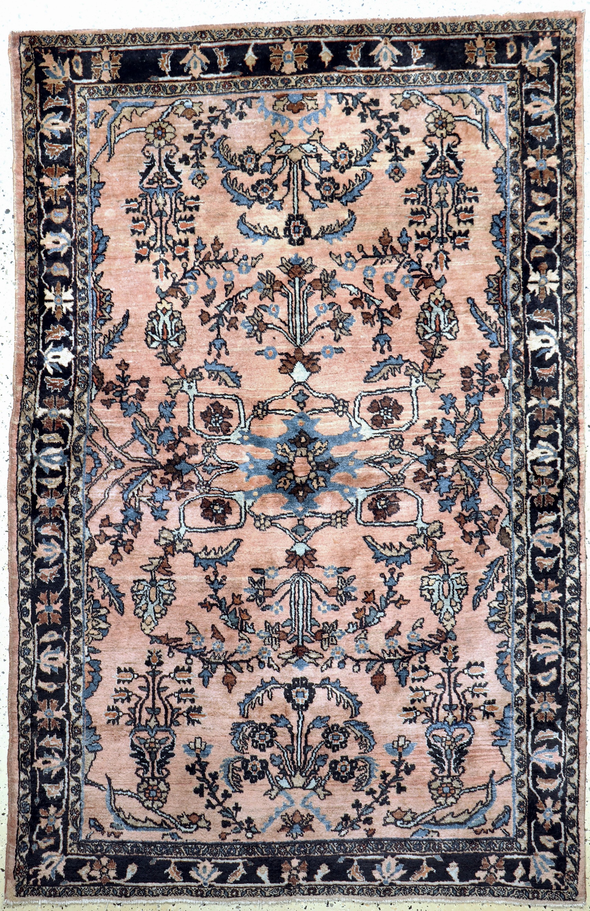 Us Re-Import Sarogh antik, Persien, um 1900, Korkwolle auf Baumwolle, ca. 204 x 133 cm, EHZ: 2