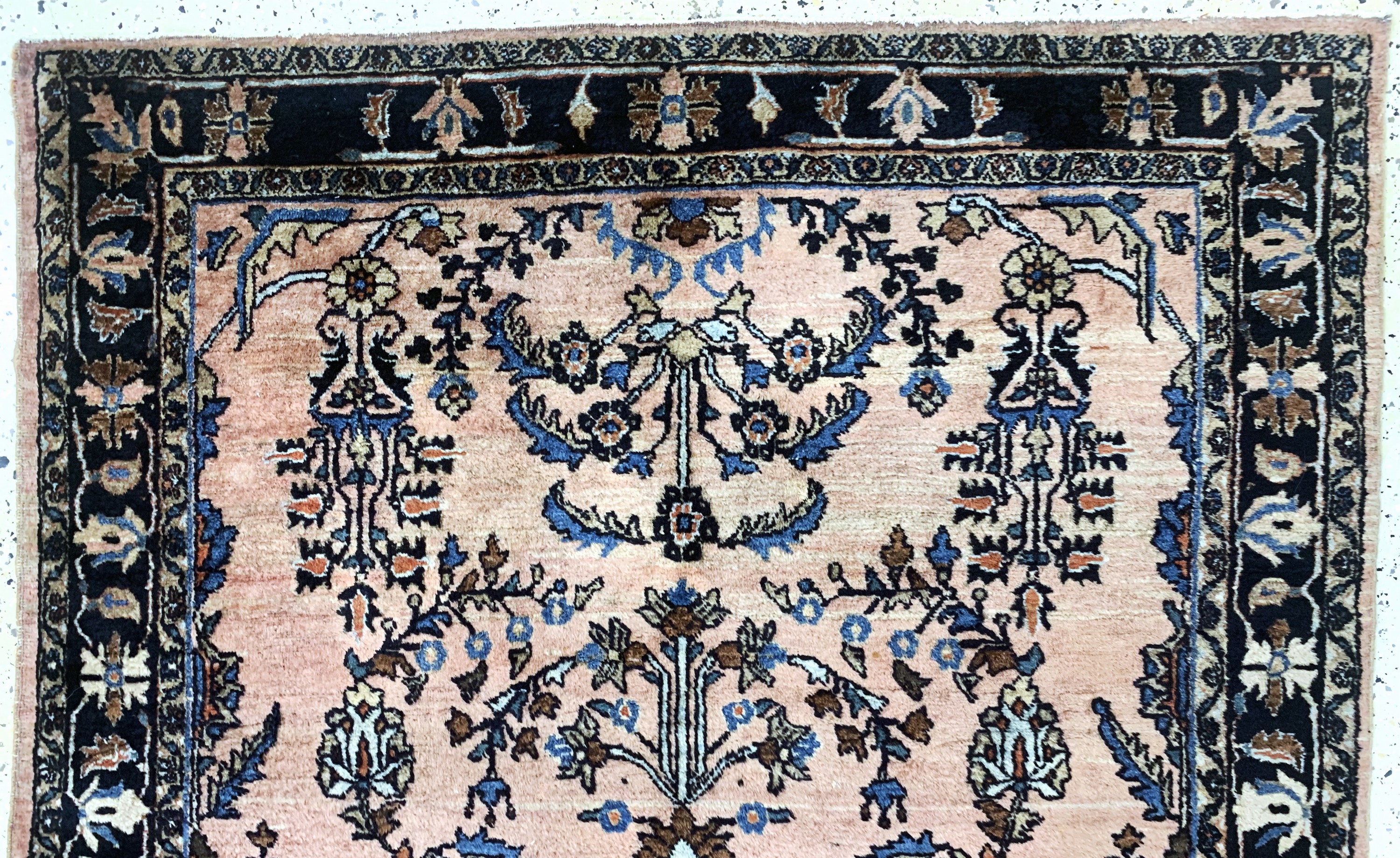 Detail a: Us Re-Import Sarogh antik, Persien, um 1900, Korkwolle auf Baumwolle, ca. 204 x 133 cm, EHZ: 2