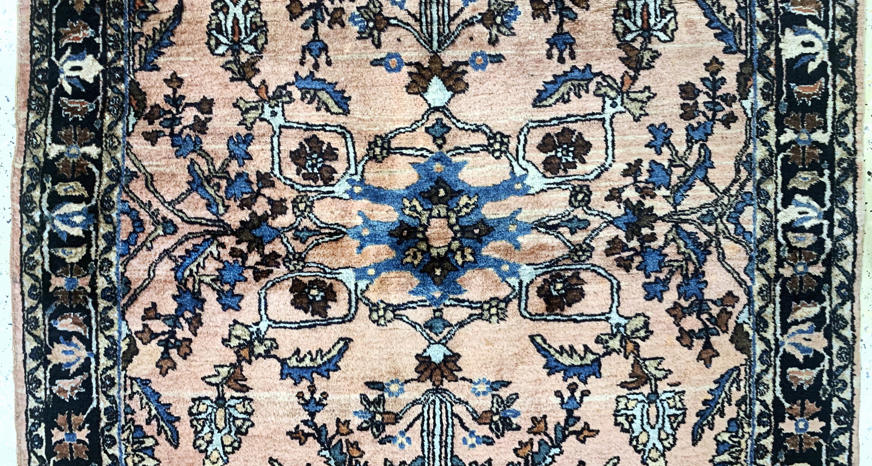 Detail b: Us Re-Import Sarogh antik, Persien, um 1900, Korkwolle auf Baumwolle, ca. 204 x 133 cm, EHZ: 2