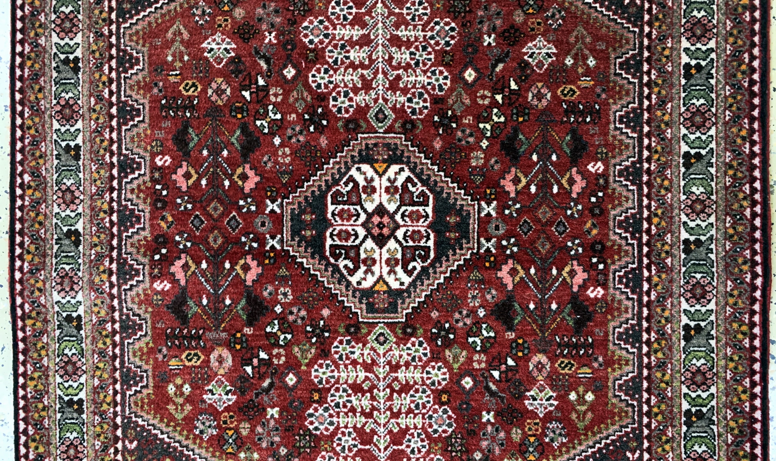 Detail b: Abadeh, Persien, Ende 20.Jhd, Wolle auf Baumwolle, ca. 150 x 108 cm, EHZ: 1-2