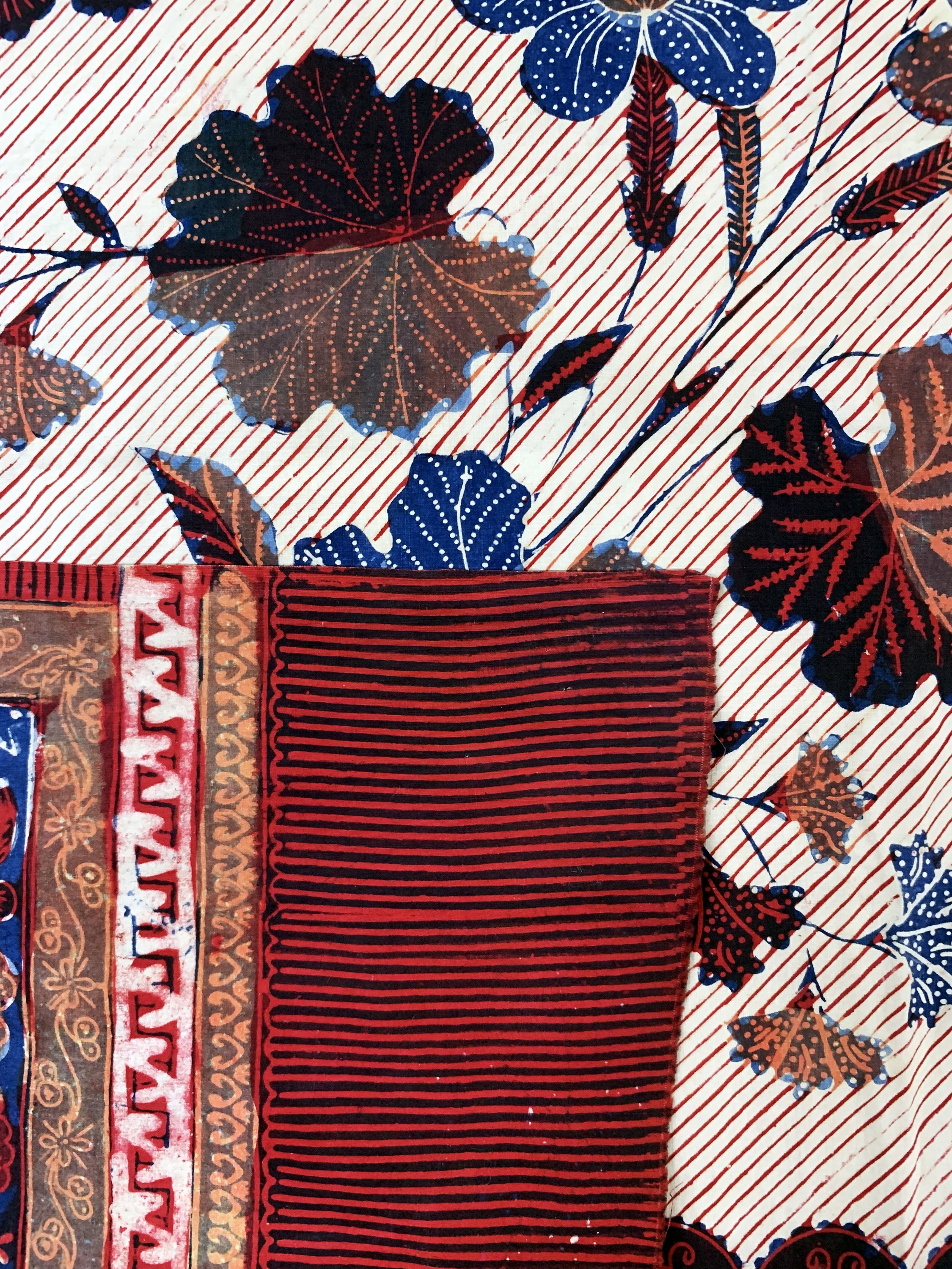 Detail d: Kain Panjang, Java, Indonesien, Mitte 20.Jhd, Handgezeichnete Batik, ca. 187 x 82 cm, EHZ: 1-2