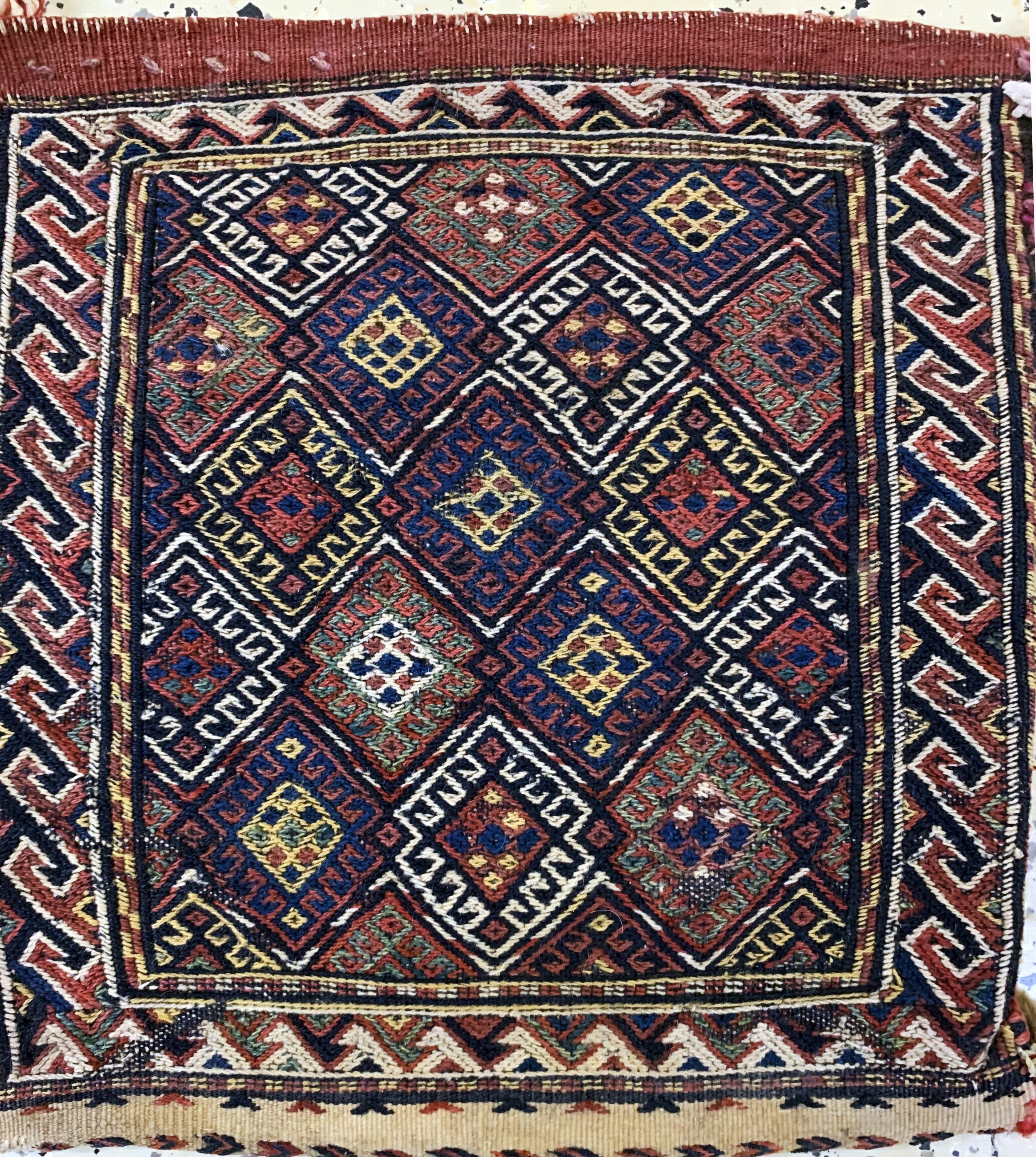 Detail f: 4 Lots Salztasche & Taschen, Persien, um 1900 , Wolle auf Wolle, ca. 113 x 44 cm, EHZ: 3