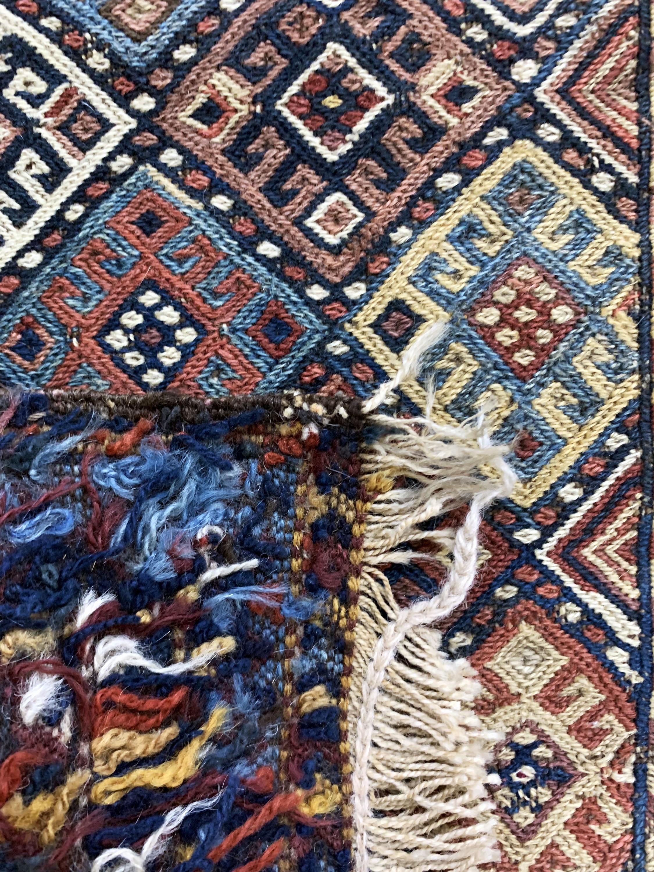 Detail j: 4 Lots Salztasche & Taschen, Persien, um 1900 , Wolle auf Wolle, ca. 113 x 44 cm, EHZ: 3
