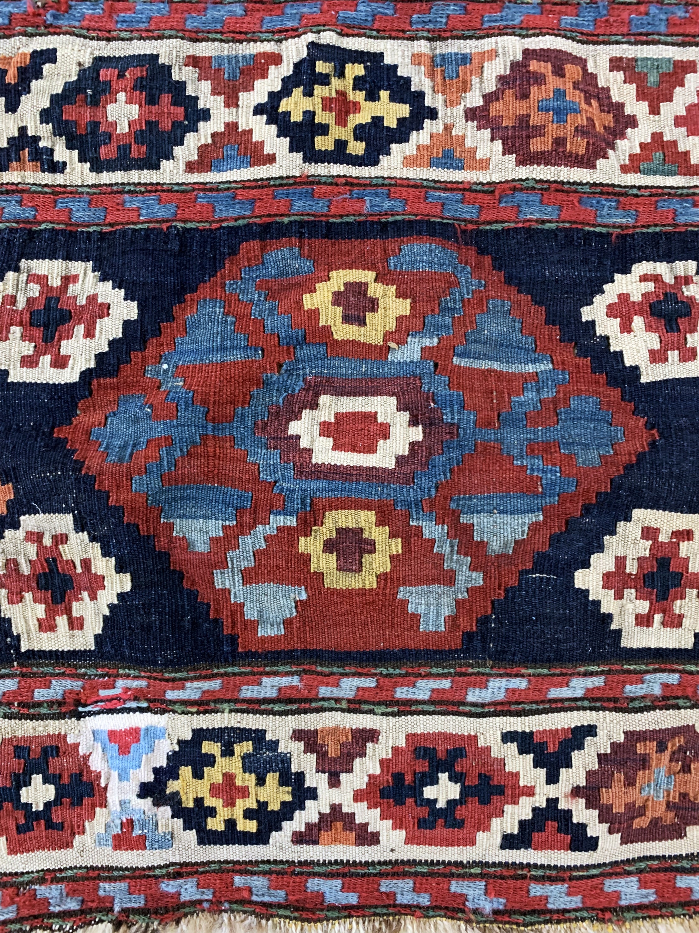 Detail a: 4 Lots Schahsawan, Persien, Tasche & Taschenfront, um 1900, Wolle auf Wolle, ca. 66x 47 cm, EHZ: 3