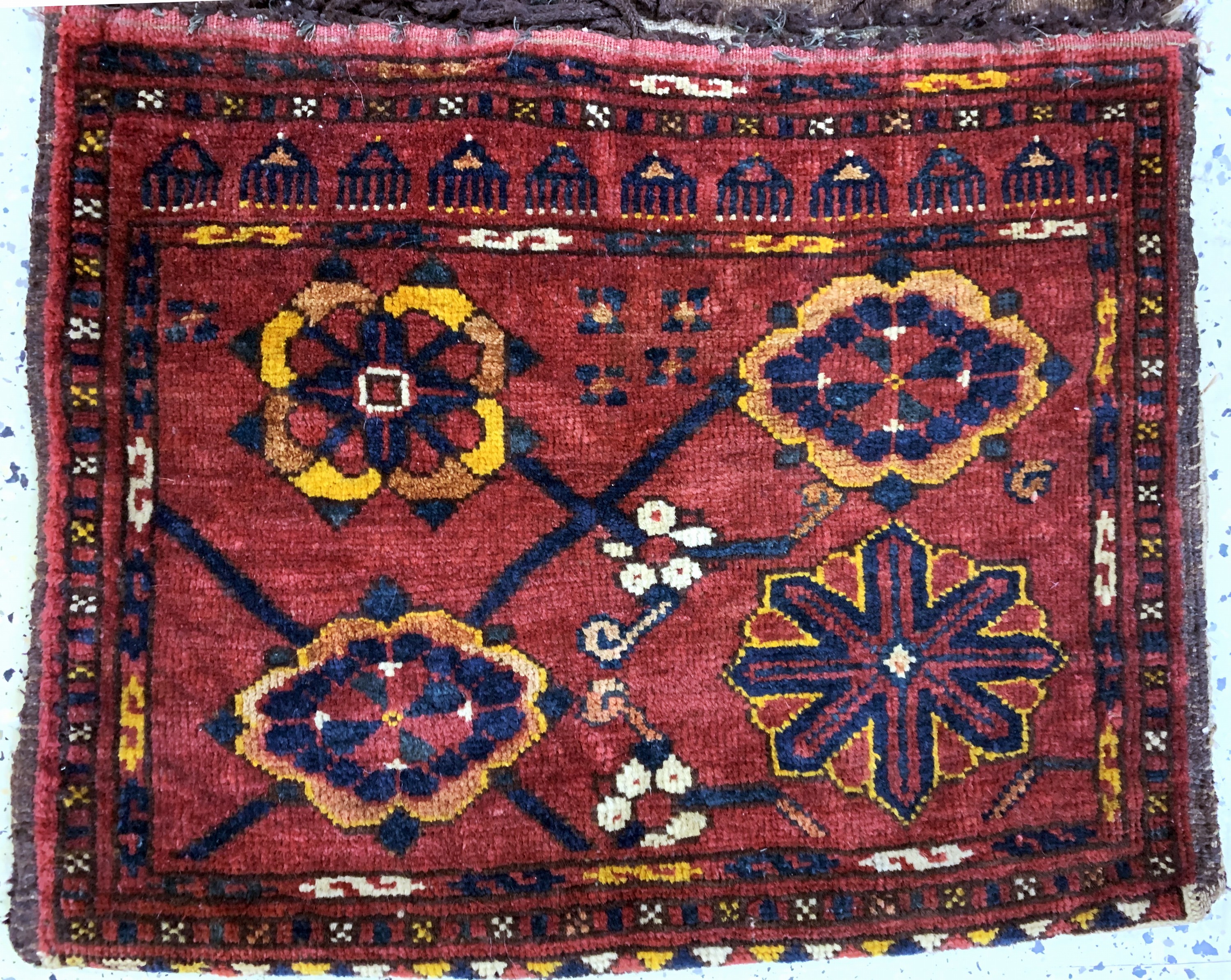 Detail b: 3 Lots Torba & Tasche, Beschir, Turkmenistan, 19.Jhd, Wolle auf Wolle, ca. 146x 29 cm, EHZ: 4
