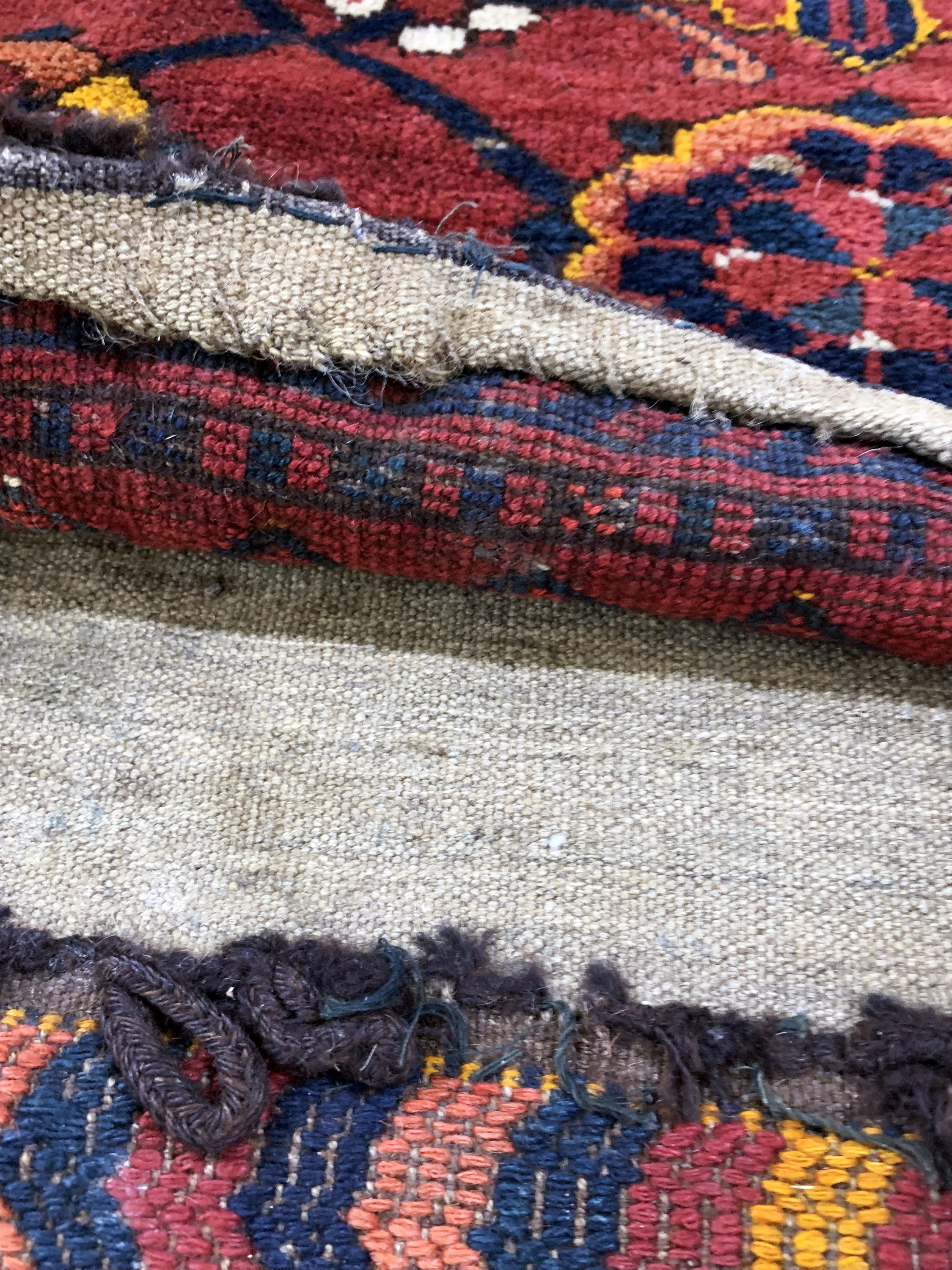 Detail c: 3 Lots Torba & Tasche, Beschir, Turkmenistan, 19.Jhd, Wolle auf Wolle, ca. 146x 29 cm, EHZ: 4