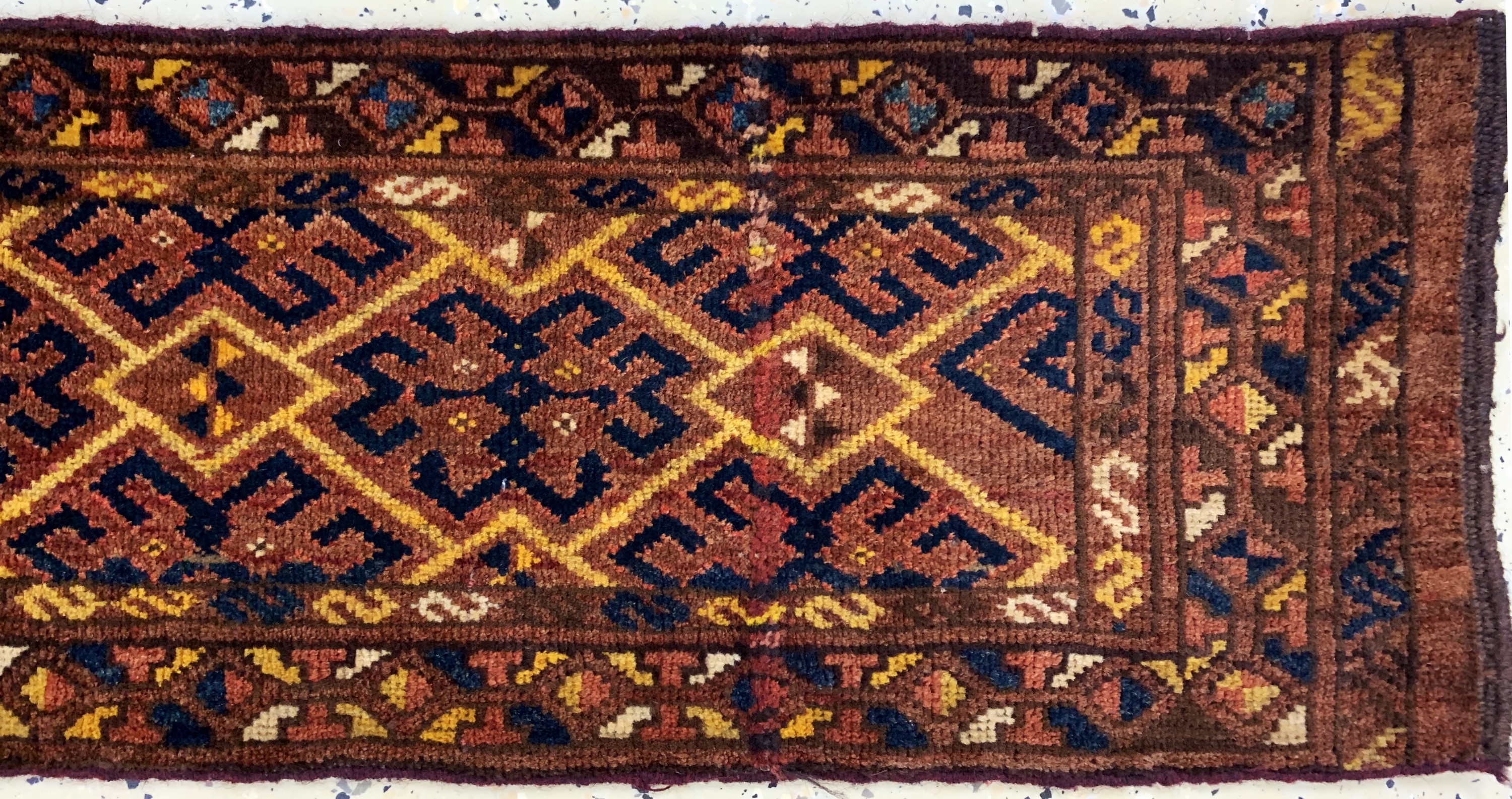 Detail d: 3 Lots Torba & Tasche, Beschir, Turkmenistan, 19.Jhd, Wolle auf Wolle, ca. 146x 29 cm, EHZ: 4