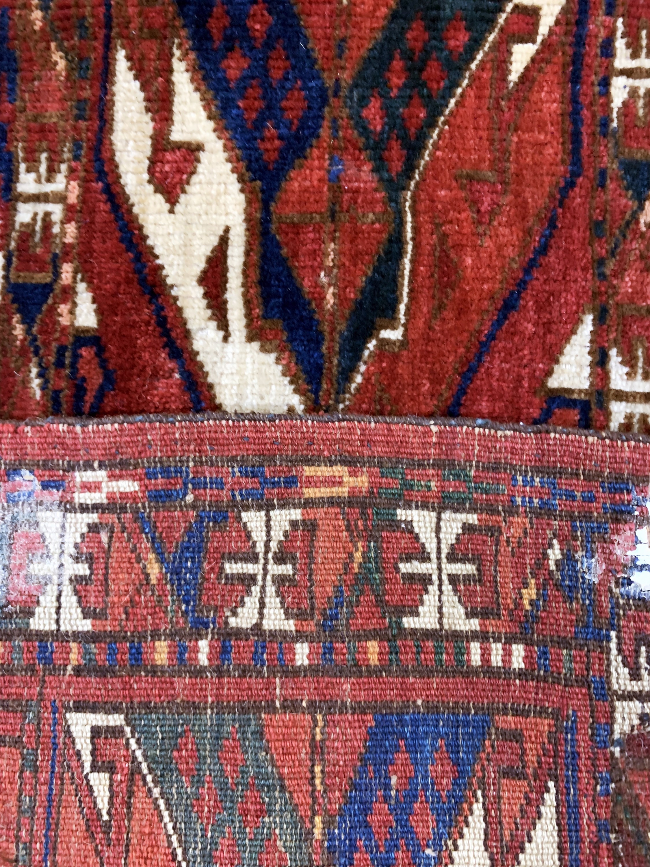 Detail i: 3 Lots Torba & Tasche, Beschir, Turkmenistan, 19.Jhd, Wolle auf Wolle, ca. 146x 29 cm, EHZ: 4