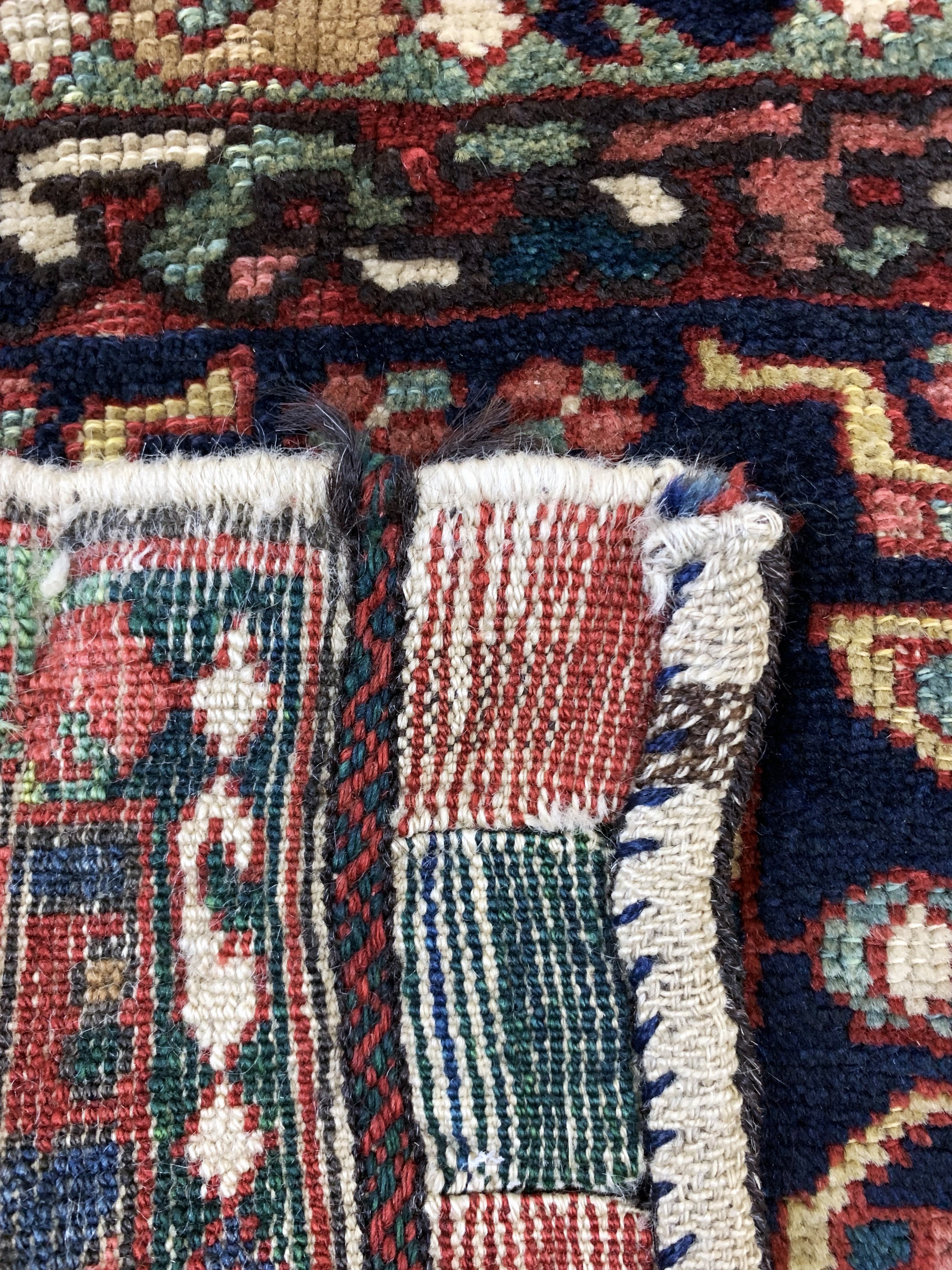 Detail d: 2 Lots Luri, Persien, Salztasche & Tasche, 19.Jhd, Wolle auf Wolle, ca. 178 x 59 cm, ca. 43 x 36 cm, EHZ: 3