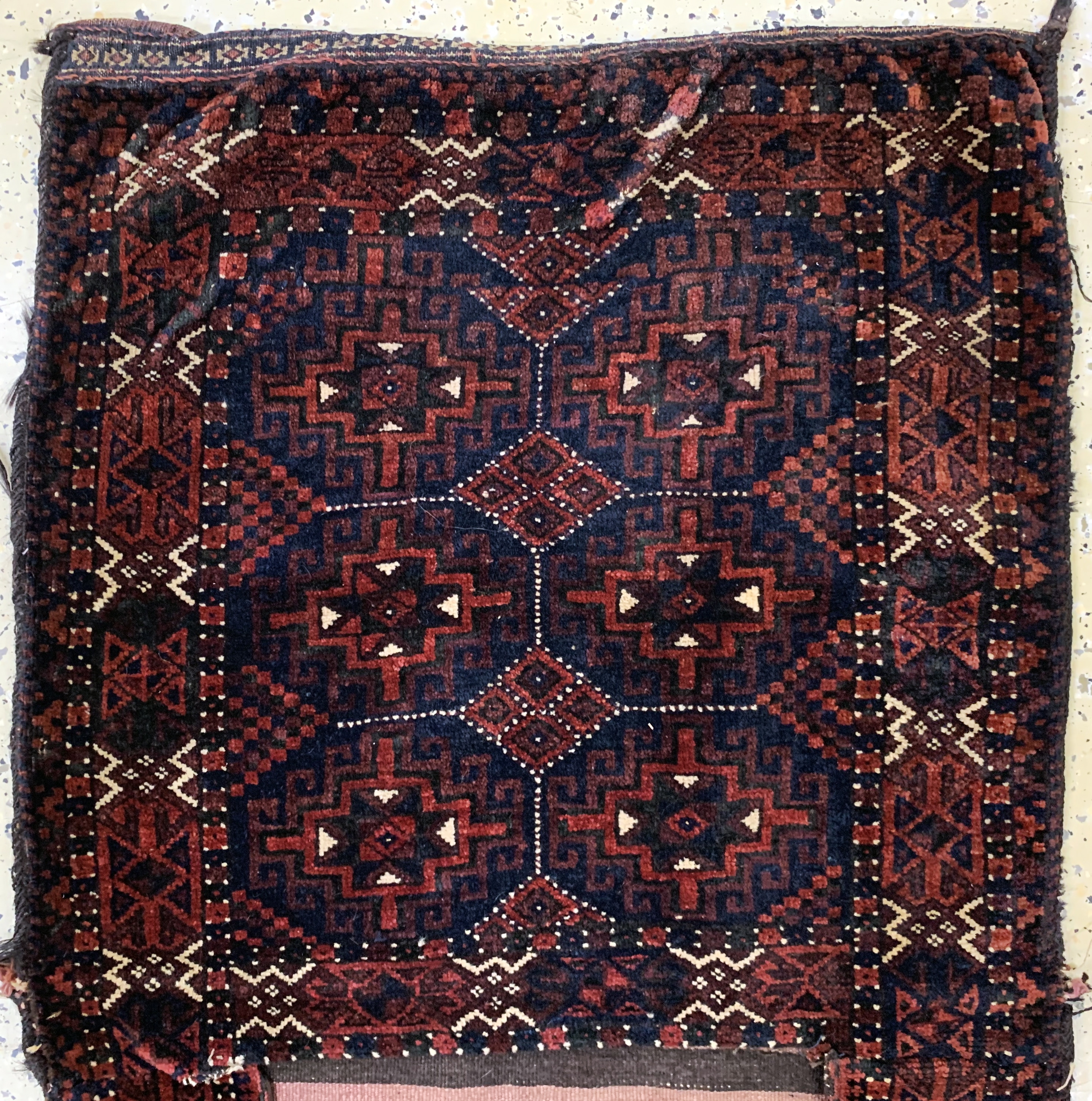 Detail a: Doppelttasche Belutsch, Persien, um 1900, Wolle auf Wolle, ca. 165 x 72 cm, EHZ: 3
