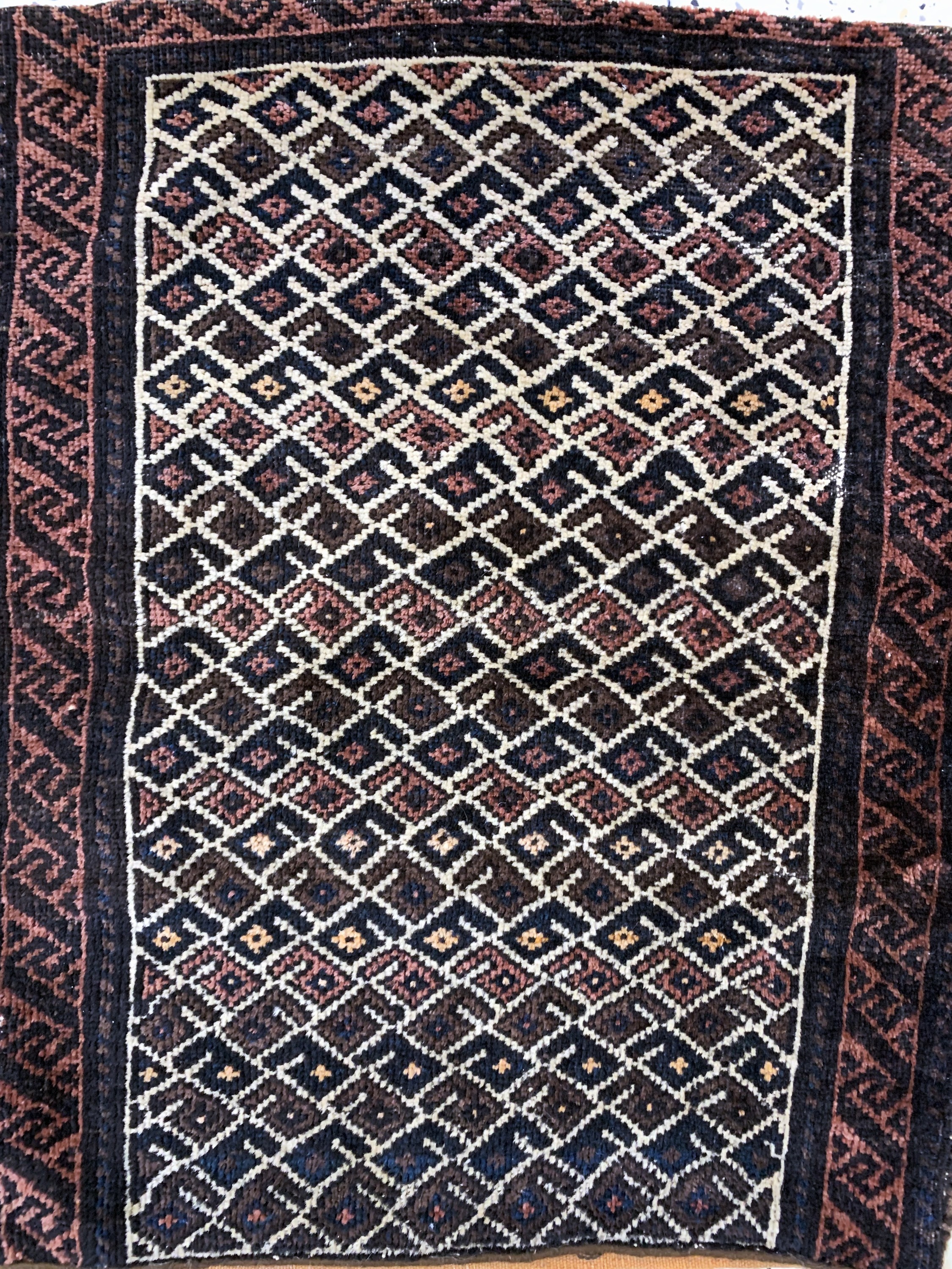 Detail a: 4 Lots Belutsch Persien, Taschen & Taschenfront, 19.Jhd, Wolle auf Wolle, ca. 109x 55 cm, EHZ: 3