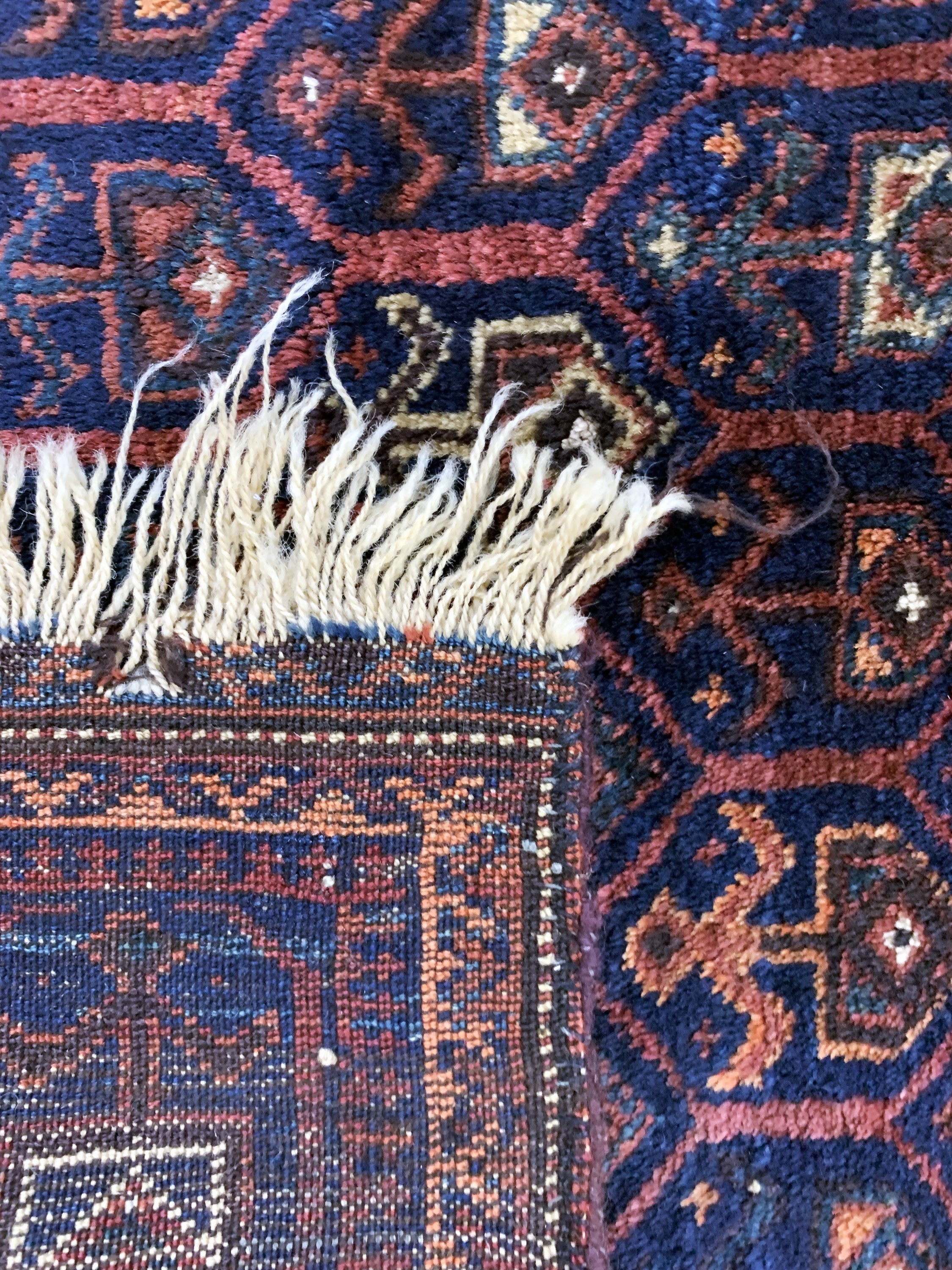 Detail g: 4 Lots Belutsch Persien, Taschen & Taschenfront, 19.Jhd, Wolle auf Wolle, ca. 109x 55 cm, EHZ: 3