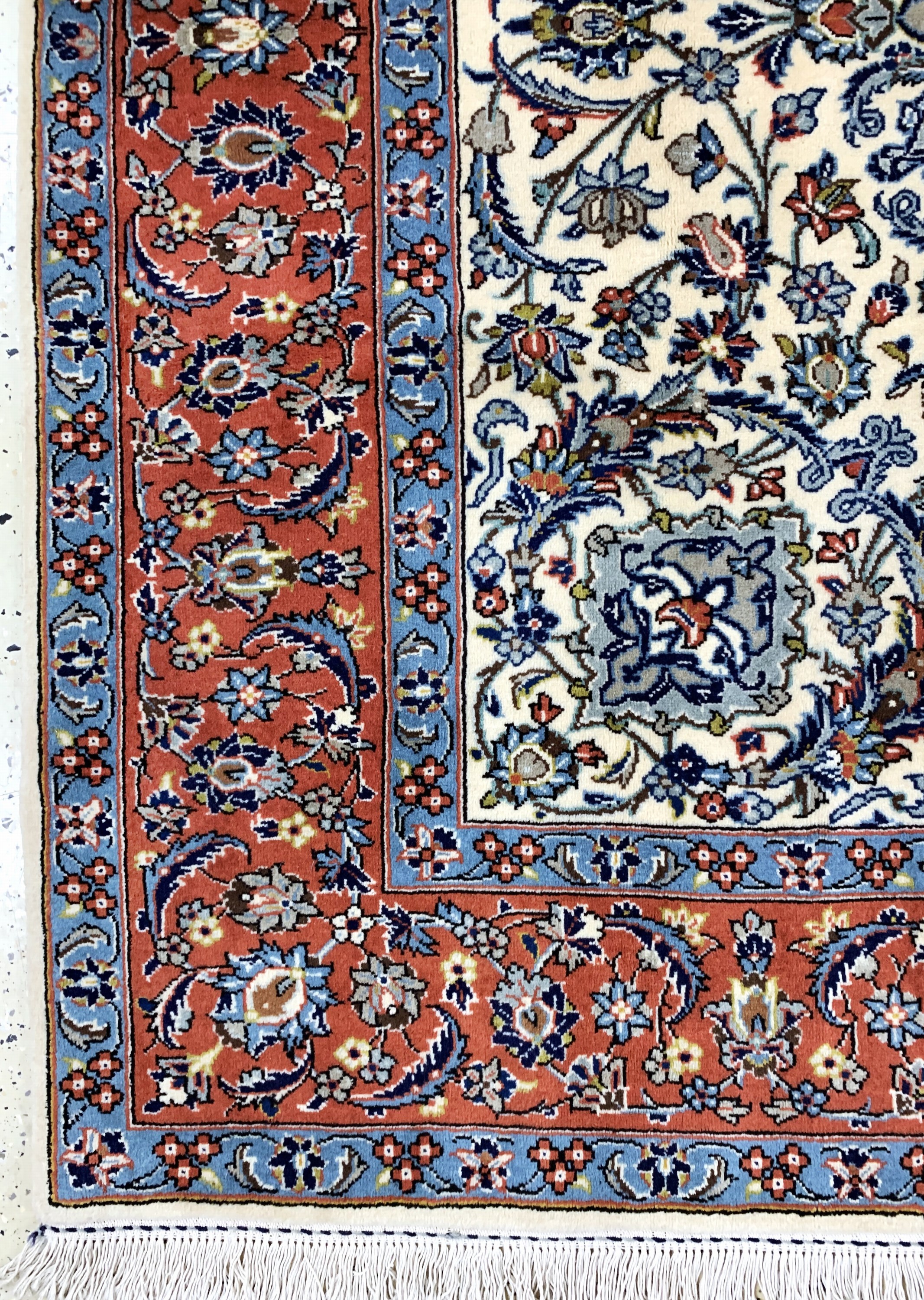 Detail b: Sarogh, Persien, Ende 20.Jhd, Wolle auf Baumwolle, ca. 192 x 193 cm, EHZ: 1-2