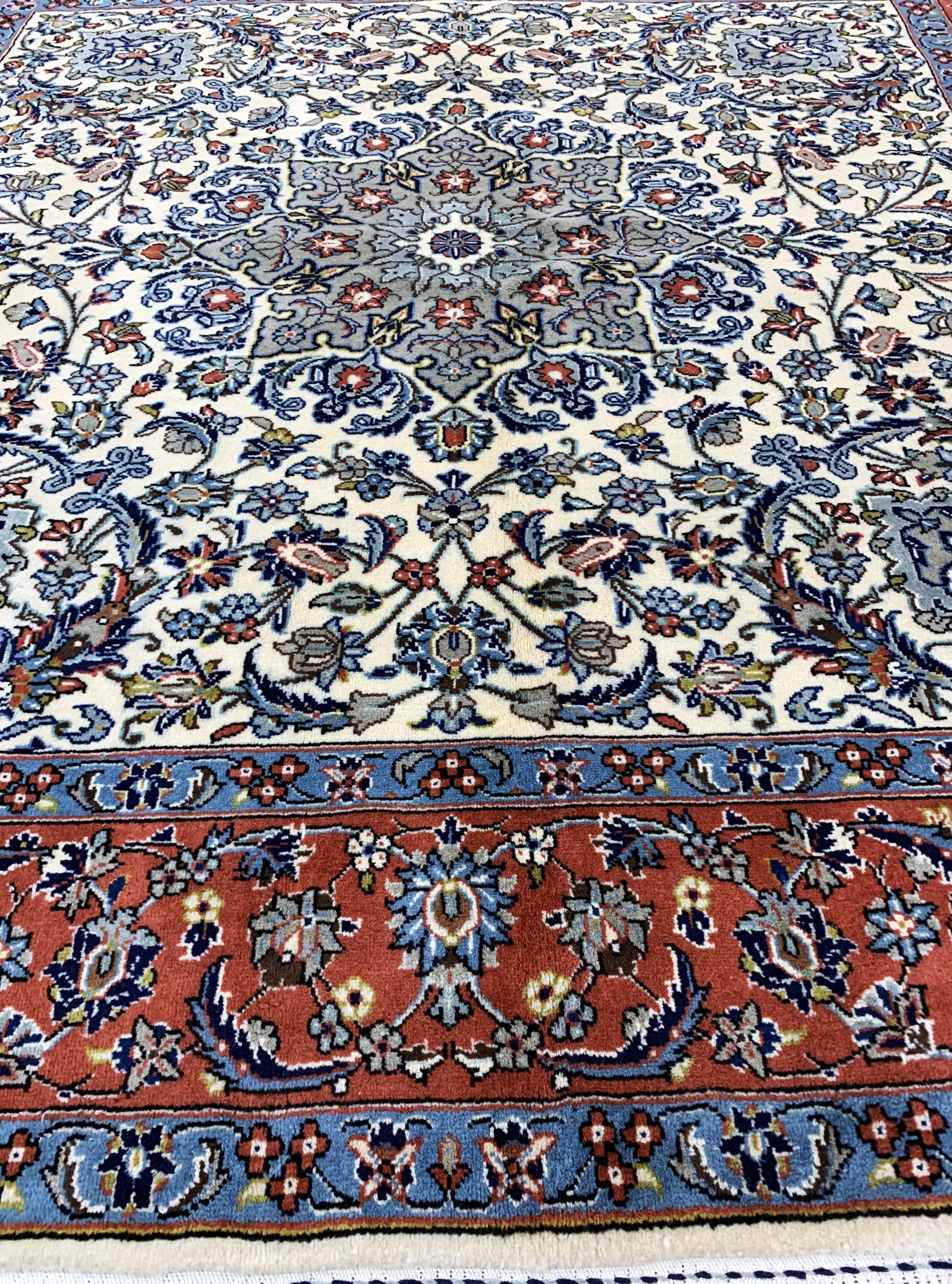 Detail f: Sarogh, Persien, Ende 20.Jhd, Wolle auf Baumwolle, ca. 192 x 193 cm, EHZ: 1-2