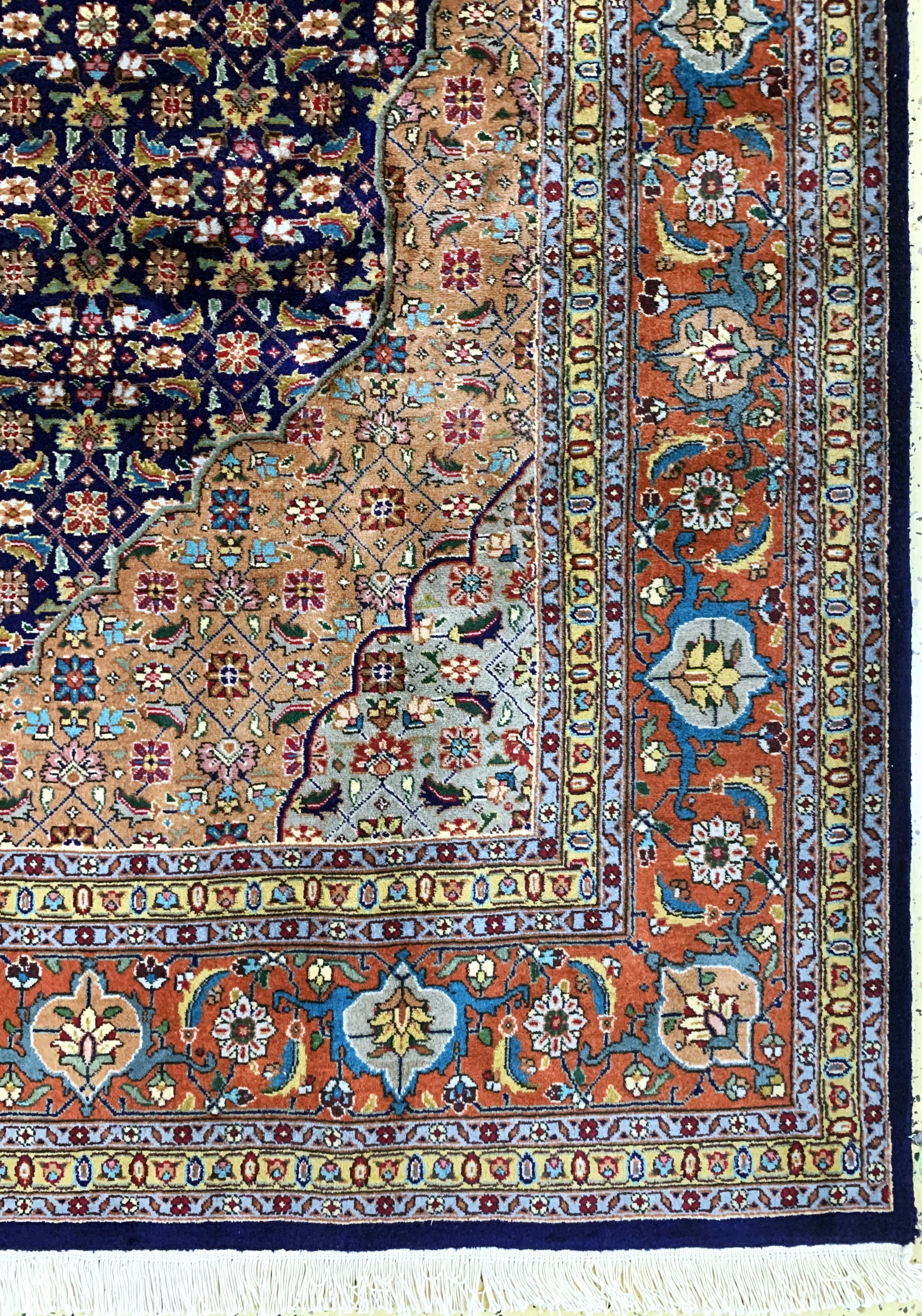 Detail a: Täbriz(40 Raj), Persien, Mitte 20.Jhd, Korkwolle auf Baumwolle, ca. 308 x 217 cm, EHZ: 2