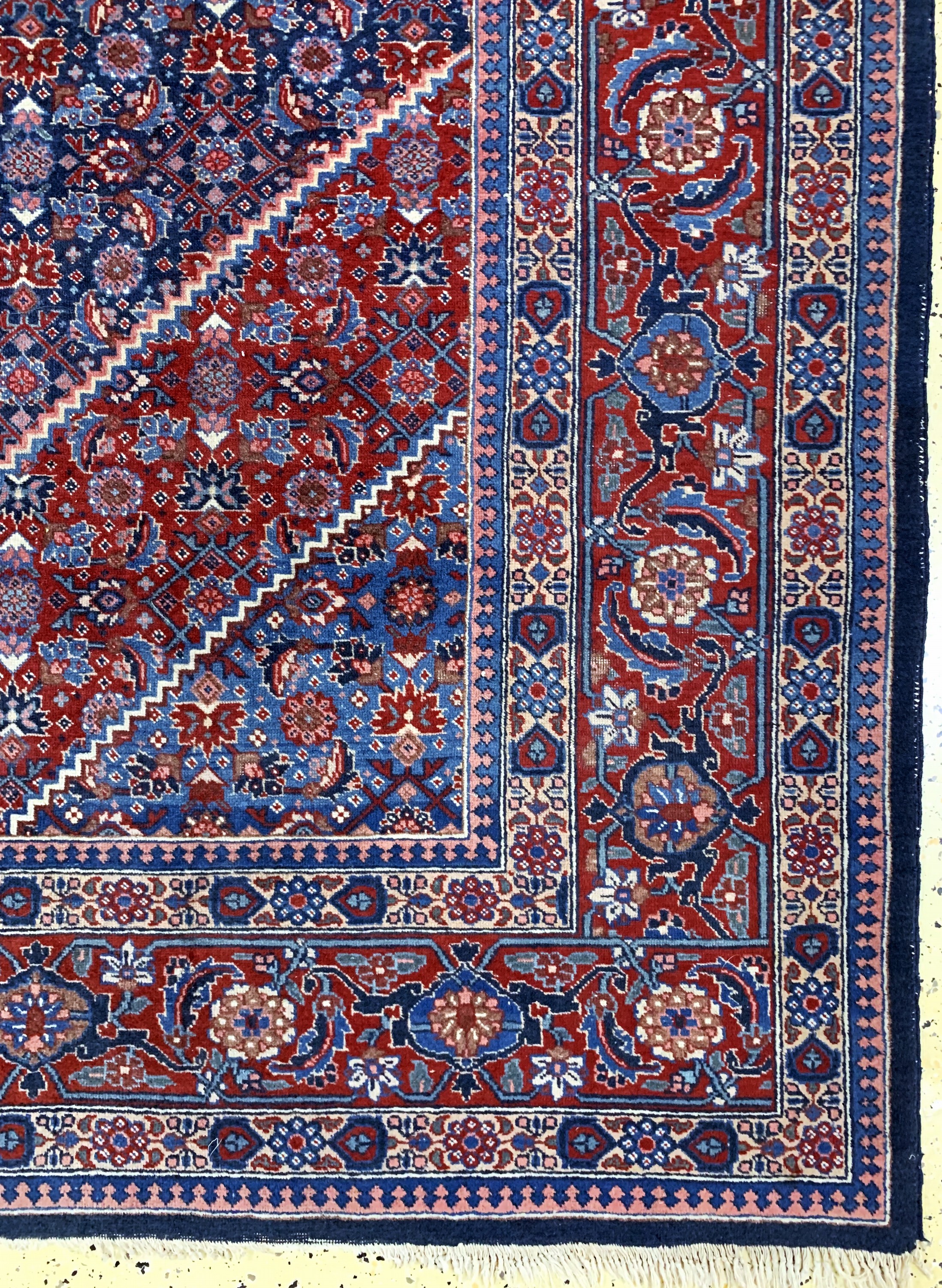 Detail a: Täbriz alt, Persien, Anfang 20.Jhd, Wolle auf Baumwolle, ca. 366 x 242 cm, EHZ: 3