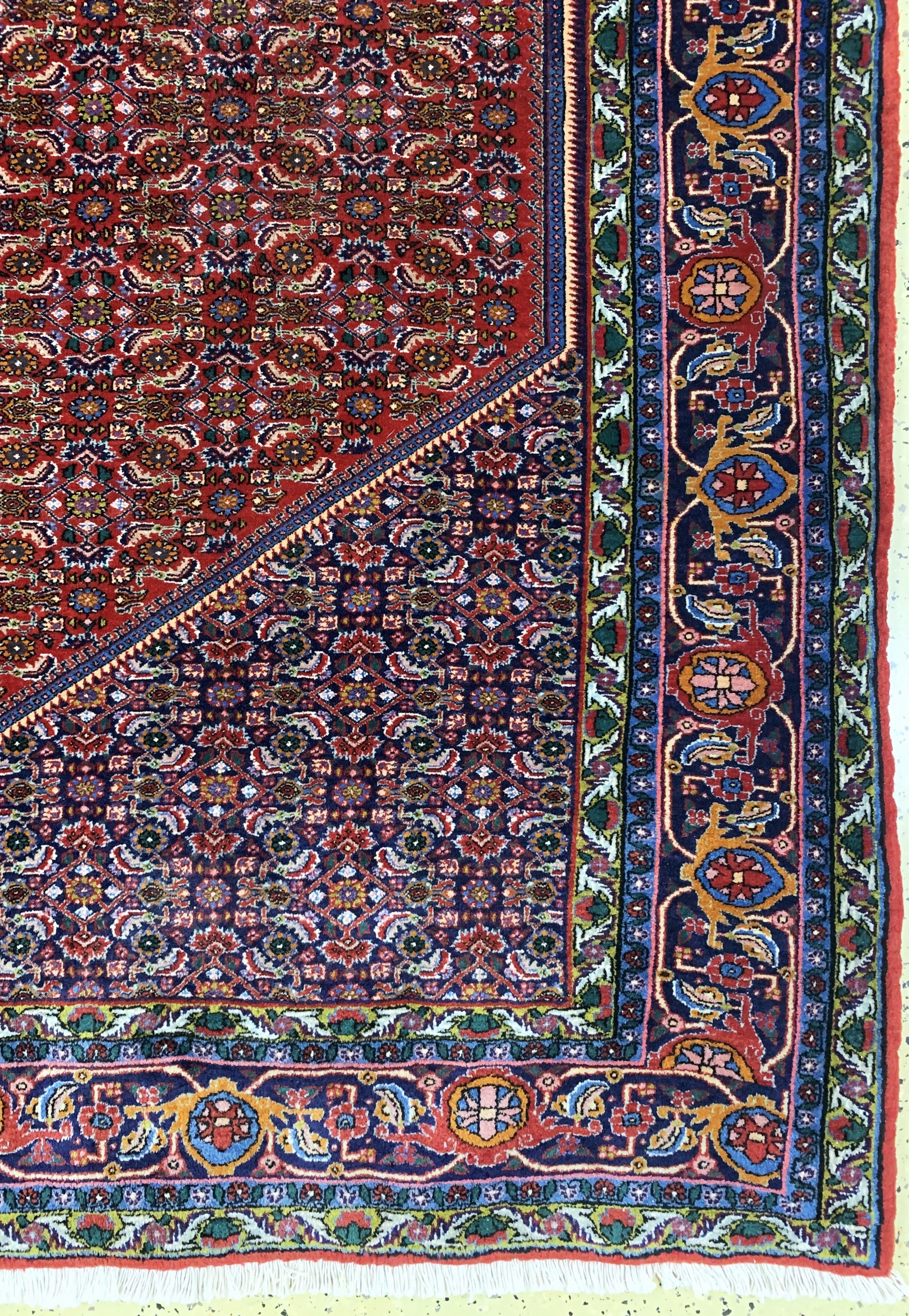 Detail a: Bidjar fein, Persien, Mitte 20.Jhd, Korkwolle auf Baumwolle, ca. 335 x 225 cm, EHZ: 2
