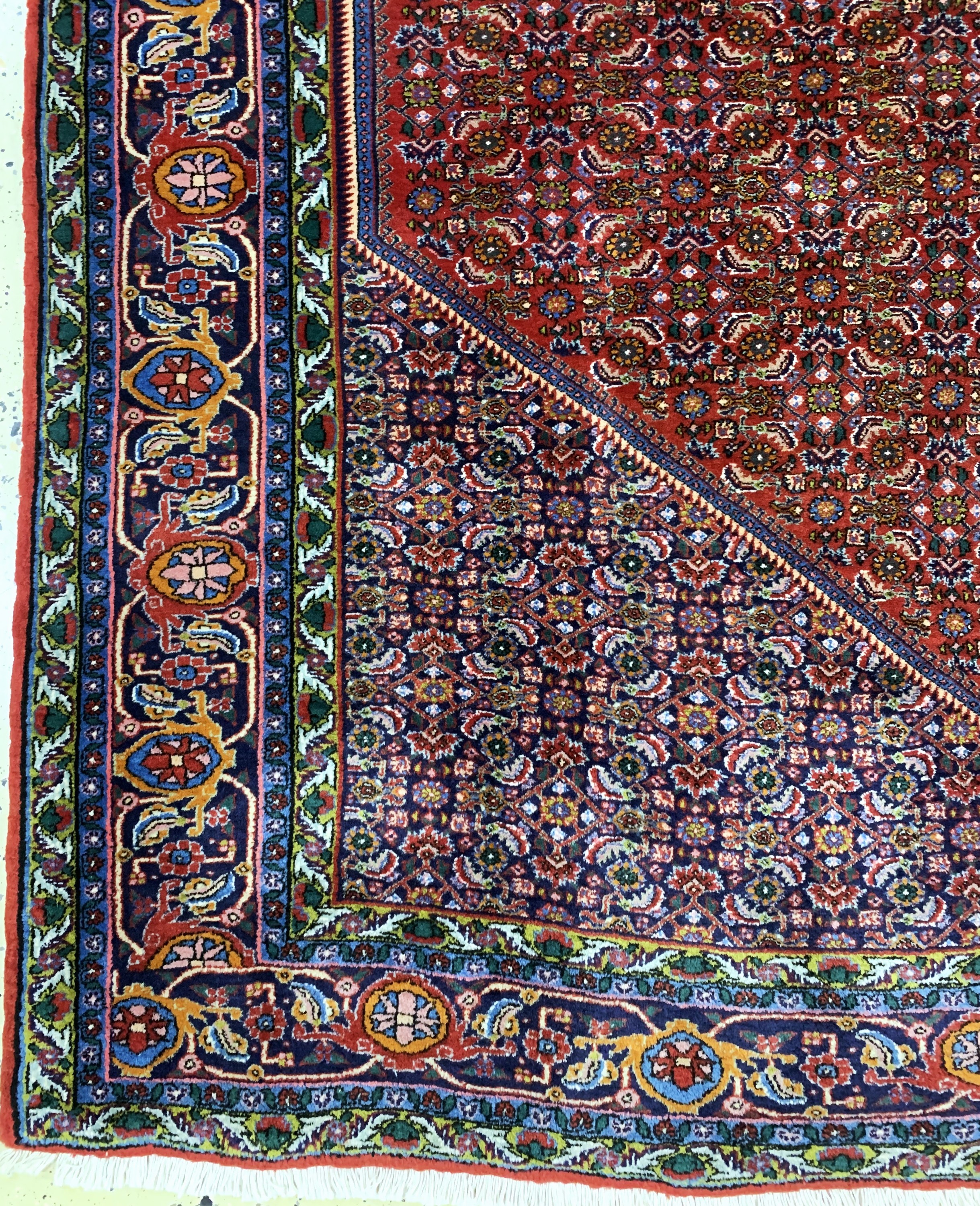 Detail b: Bidjar fein, Persien, Mitte 20.Jhd, Korkwolle auf Baumwolle, ca. 335 x 225 cm, EHZ: 2