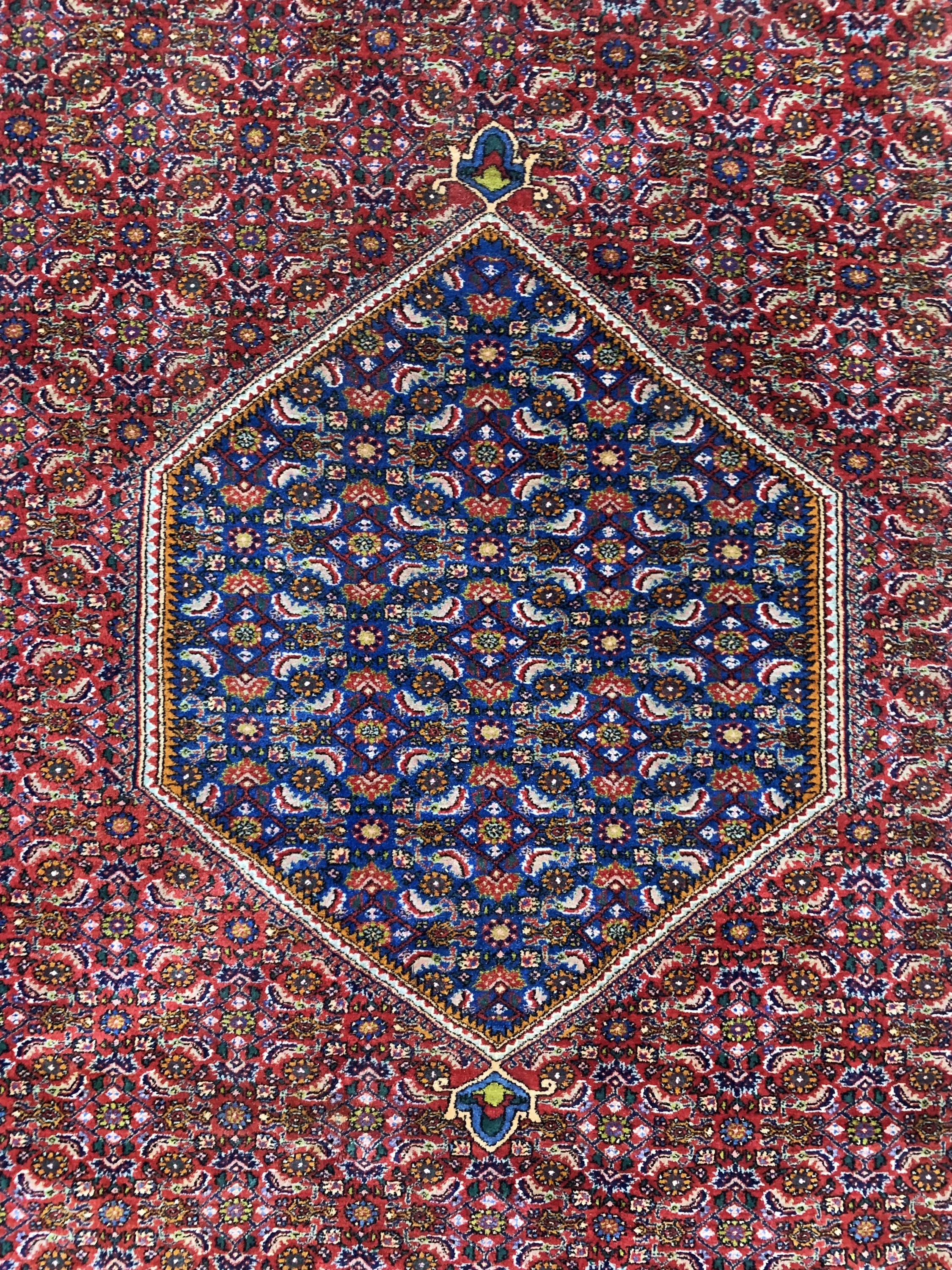 Detail c: Bidjar fein, Persien, Mitte 20.Jhd, Korkwolle auf Baumwolle, ca. 335 x 225 cm, EHZ: 2