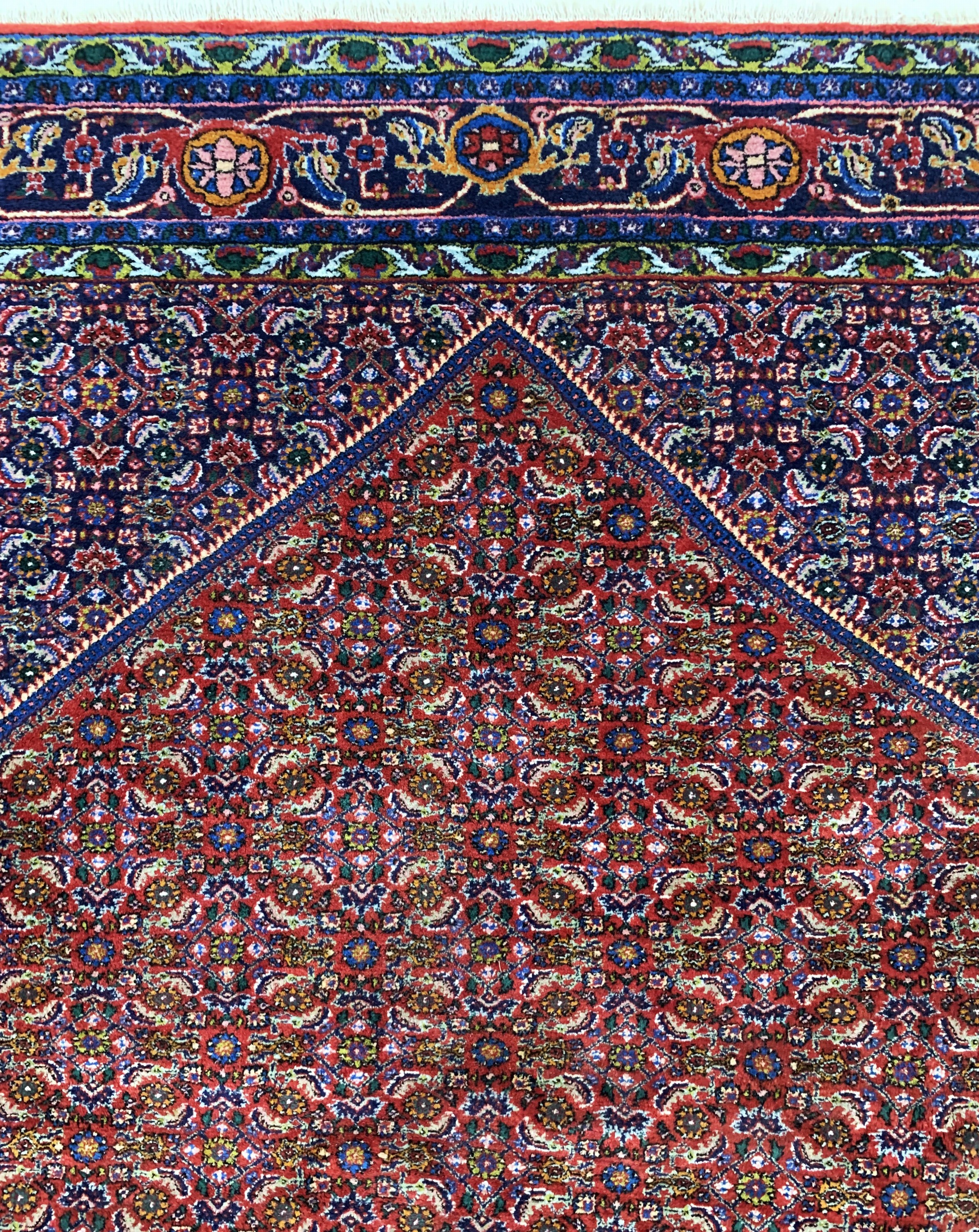Detail e: Bidjar fein, Persien, Mitte 20.Jhd, Korkwolle auf Baumwolle, ca. 335 x 225 cm, EHZ: 2