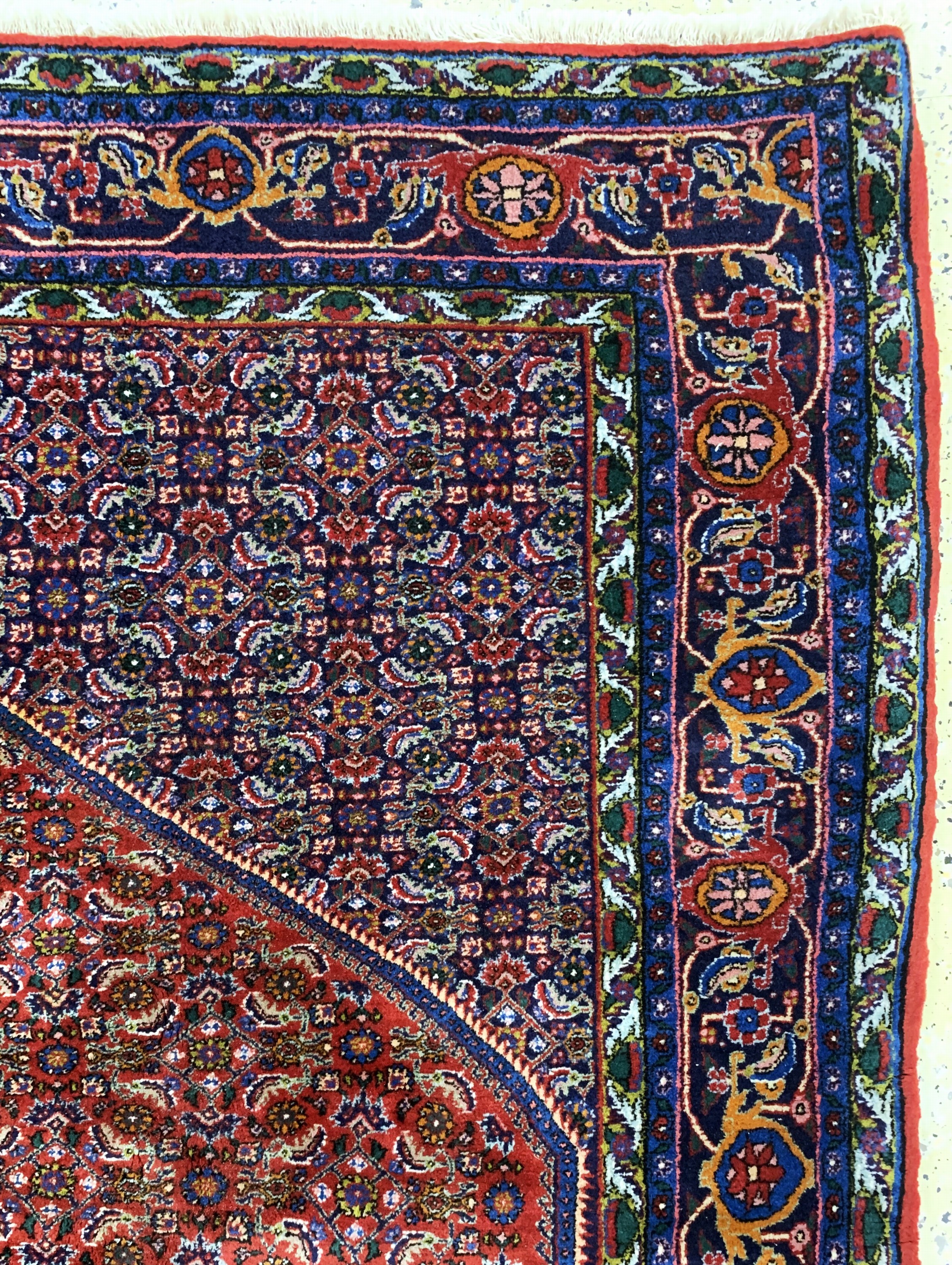 Detail f: Bidjar fein, Persien, Mitte 20.Jhd, Korkwolle auf Baumwolle, ca. 335 x 225 cm, EHZ: 2