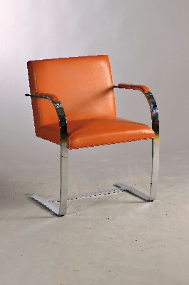 Image Freischwinger Stuhl, Entwurf von Ludwig Mies van der Rohe und Lily Reich, 1960/70 ...