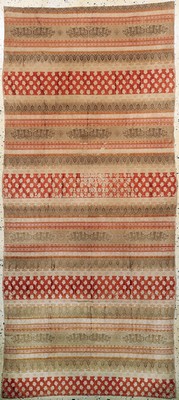 Image Seidenstickerei antik, Türkei, 19.Jhd, ca. 271 x 118 cm, EHZ: 4(geflickte Stellen)