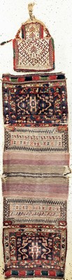 Image 2 Lots Luri, Persien, Salztasche & Tasche, 19.Jhd, Wolle auf Wolle, ca. 178 x 59 ...