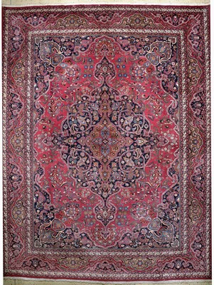 Image Mesched, Persien, Mitte 20.Jhd, Wolle auf Baumwolle, ca. 402 x 307 cm, EHZ: 1-2