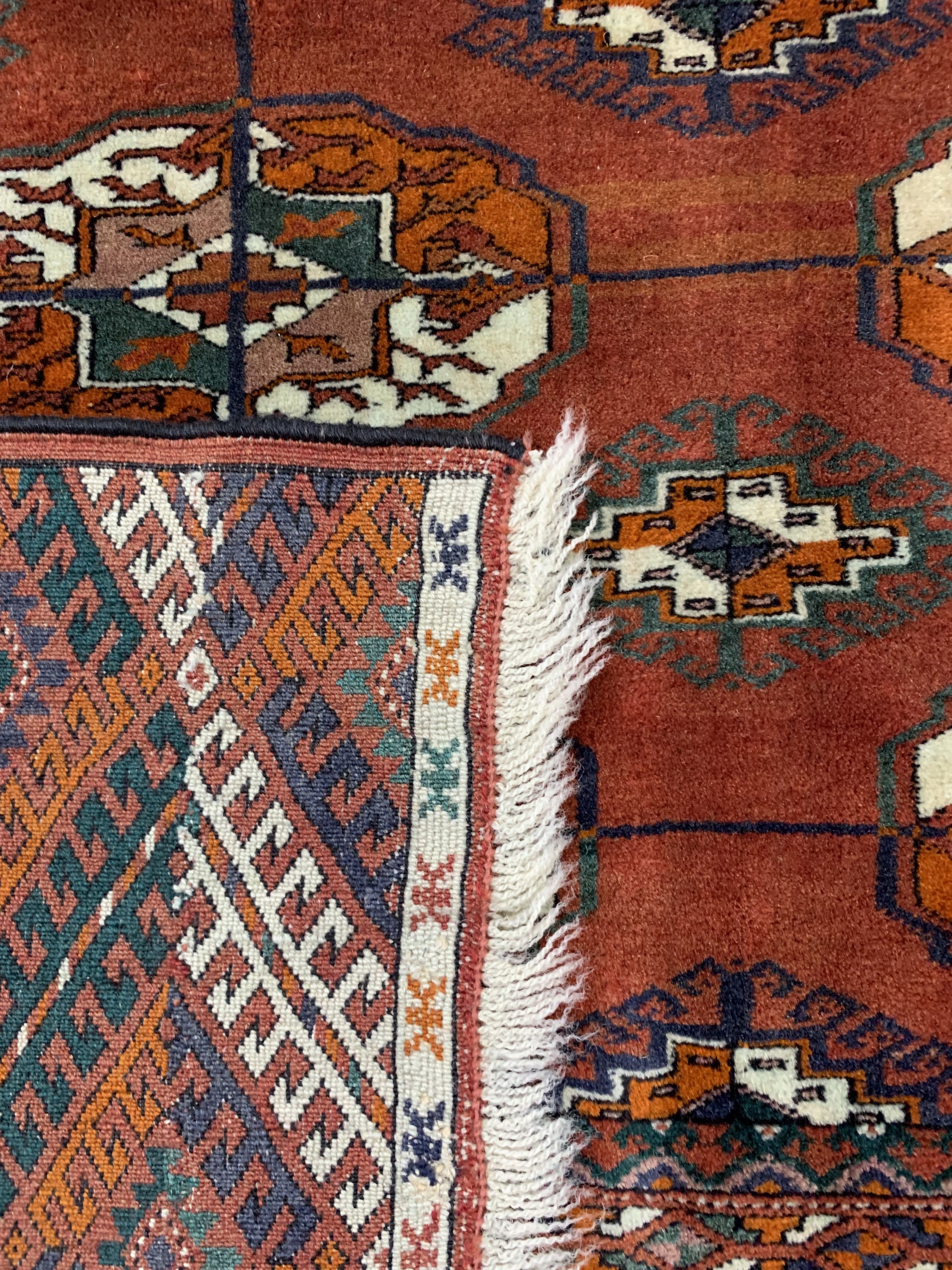 Detail g: Buchara fein, Rußland, Mitte 20.Jhd, Wolle auf Wolle, ca. 294 x 223 cm, EHZ: 2