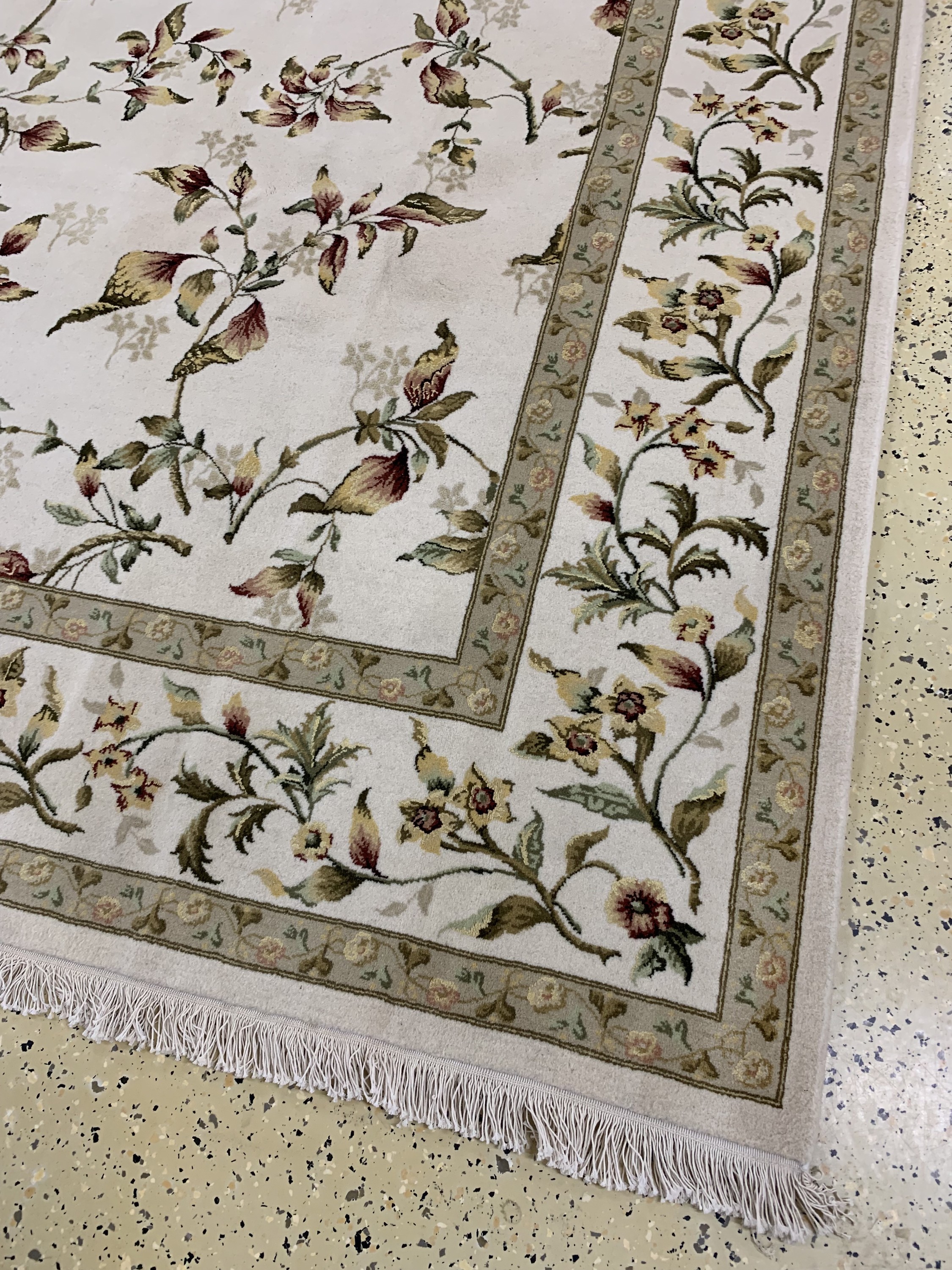 Detail a: Täbriz fein, Persien, Ende 20.Jhd, Korkwolle mit Seide, ca. 298 x 235 cm, EHZ: 2