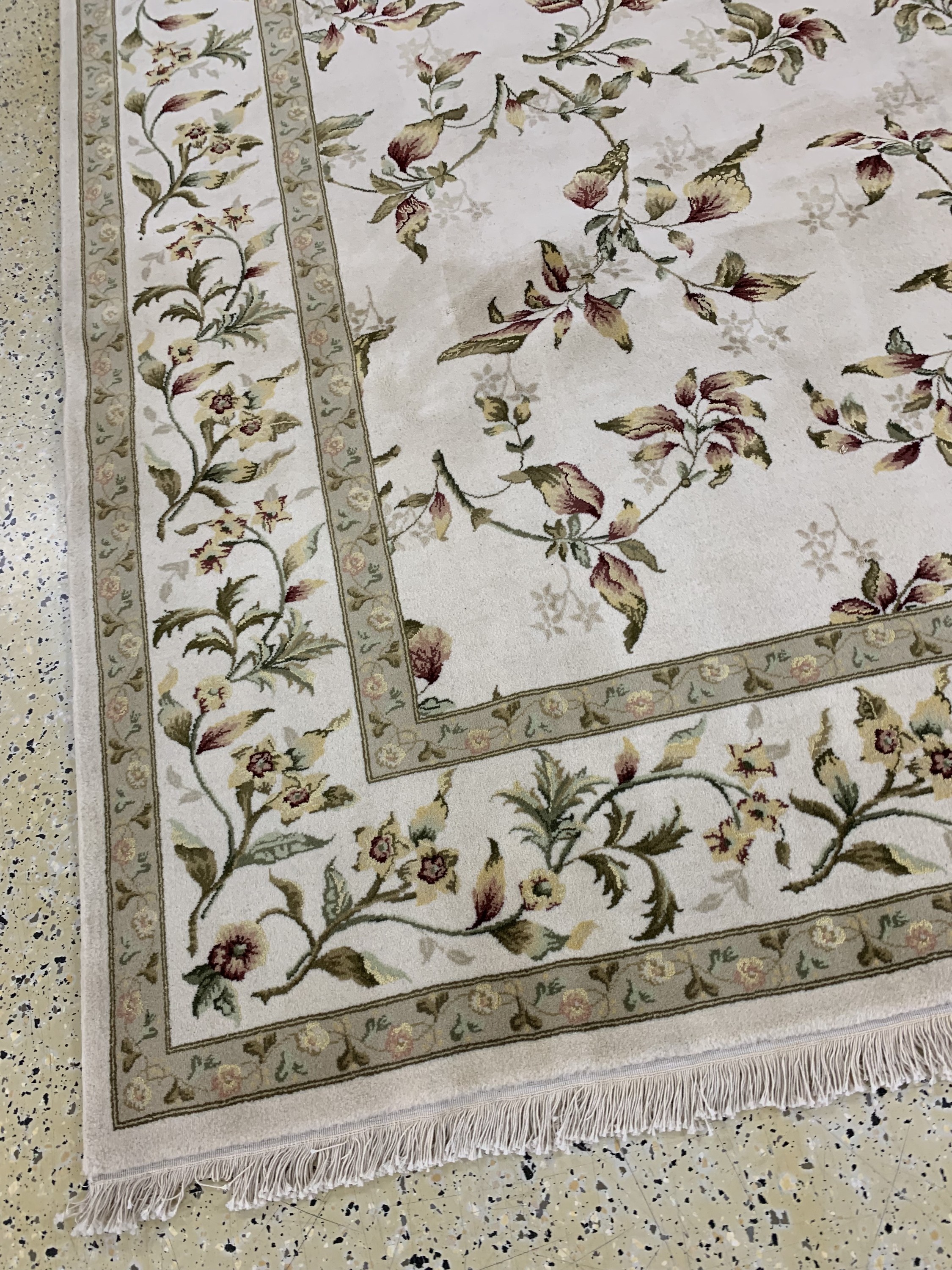Detail g: Täbriz fein, Persien, Ende 20.Jhd, Korkwolle mit Seide, ca. 298 x 235 cm, EHZ: 2