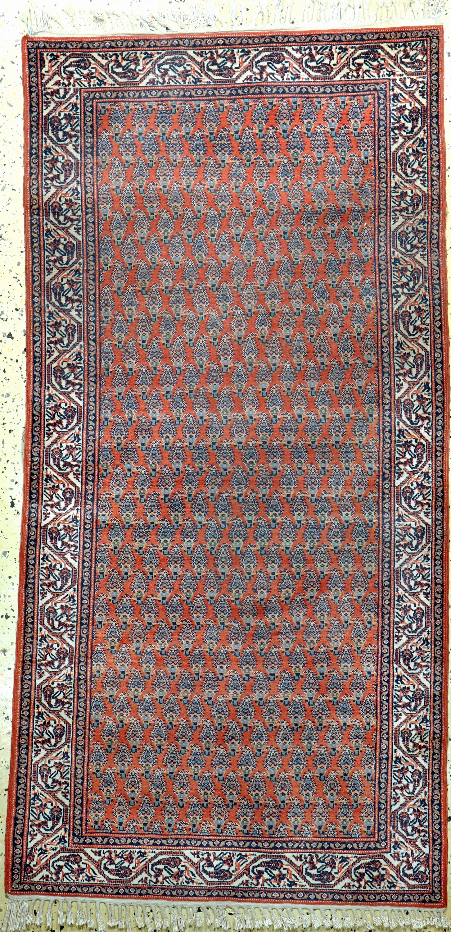 Serabend fein, Persien, Mitte 20.Jhd, Wolleauf Baumwolle, ca. 169 x 85 cm, EHZ: 2