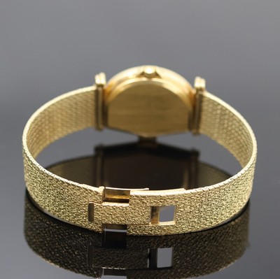 26958846b - JEAN D'EVE Sectora vergoldete Armbanduhr an GG 585/000 Band, Schweiz um 1990, ...