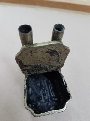 26959149n - 14 small parts Japan and China, partly accessories for calligraphy, ink pot, lid box, ...