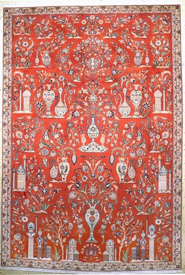 Image Sarogh Kork fein, Persien, Neu, Korkwolle auf Baumwolle, ca. 327 x 226 cm ...