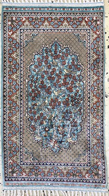Image Hereke Seide fein Türkei, signiert(Chinar),Mitte 20.Jhd, reine Naturseide, ca. 60 ...