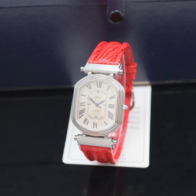 Image FORGET Modell S Armbanduhr in Stahl, Automatik, beids. vergl., Boden 4-fach verschr., ...