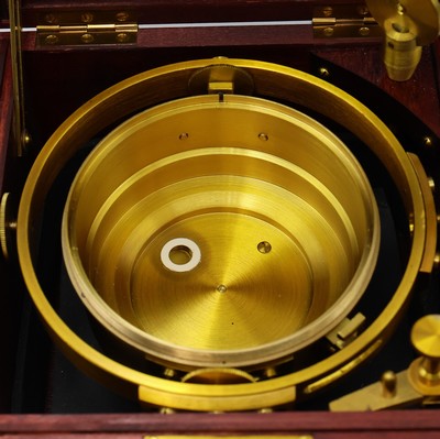 26959715h - POLJOT nahezu neuwertiger Marinechronometer Nr. 21167, UDSSR lt. Pass von 1996, 3-tlg. ...