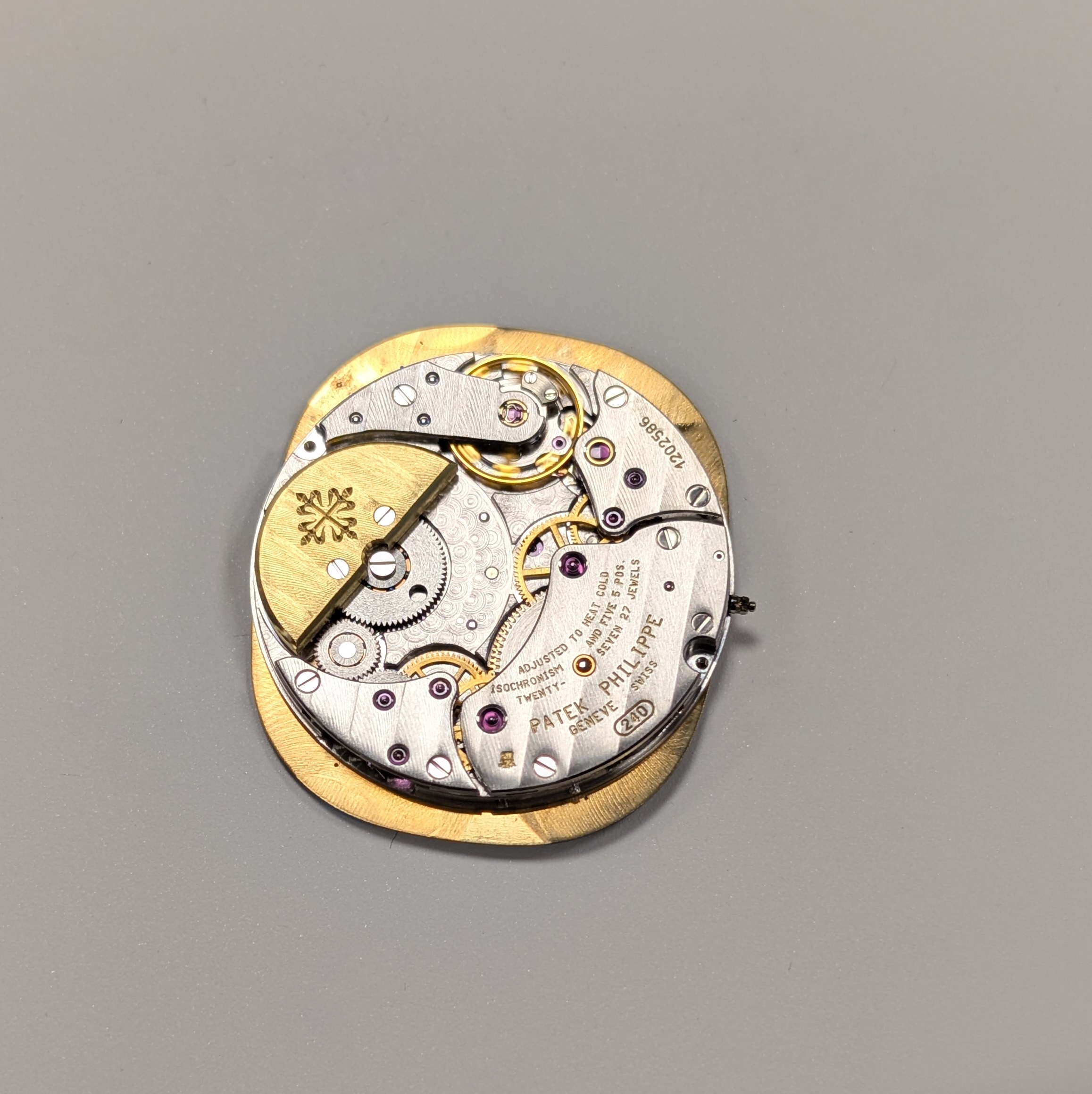 Detail h: PATEK PHILIPPE Herrenarmbanduhr Ellipse d´Or in GG 750/000 Referenz 3738/122, Schweiz verk. lt. beil. Zertifikat 08/2001, Automatik, orig. ...