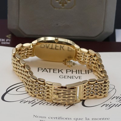 26960010b - PATEK PHILIPPE Herrenarmbanduhr Ellipse d´Or in GG 750/000 Referenz 3738/122, ...