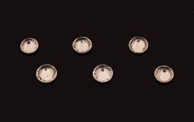 26960511a - Lot 6 lose Brillanten, zus. ca. 2.04 ct Weiß- l.get.Weiß/si-p ...