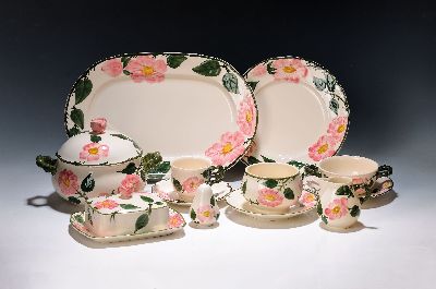 Image Kaffee- und Speiseservice, Villeroy & Boch, Modell Wildrose, 15 flache Teller (2 ...