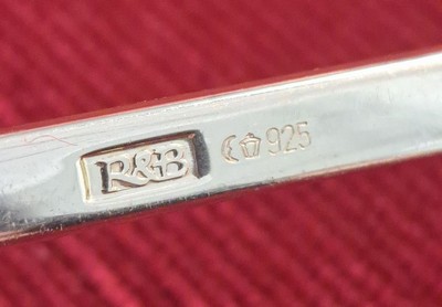 26960552f - Umfangreiches Tafelbesteck, Robbe & Berking, Silberbesteck, "Spaten", ...
