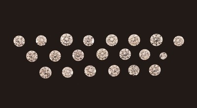 Image 26960636 - Lot 21 lose Brillanten, zus. ca. 1.92 ct Weiß-l.get.Weiß/vs Schätzpreis: ...