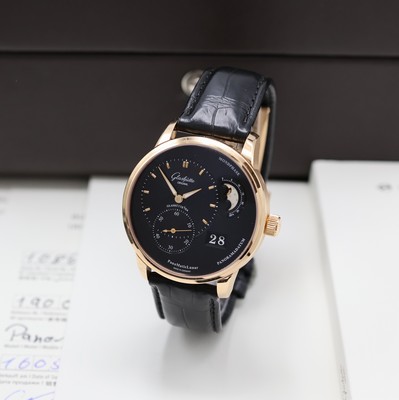 Image 26960700 - GLASHÜTTE ORIGINAL PanoMaticLunar ungetragene Herrenarmbanduhr in RG 750/000 ...
